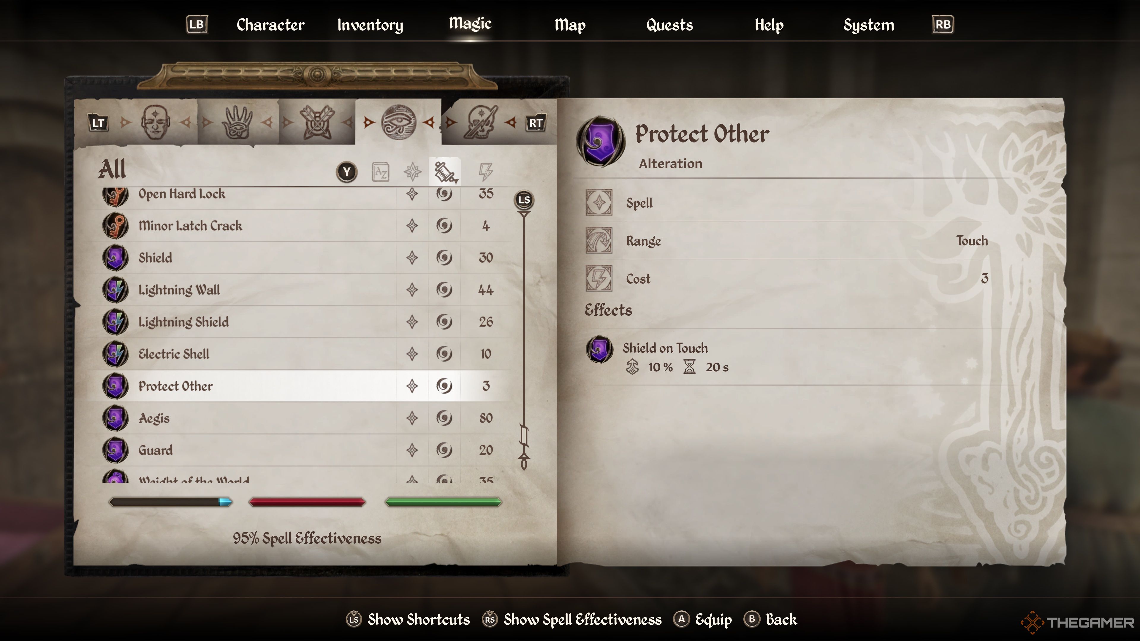 Oblivion Remastered Best Alteration Spells Protect Other 9