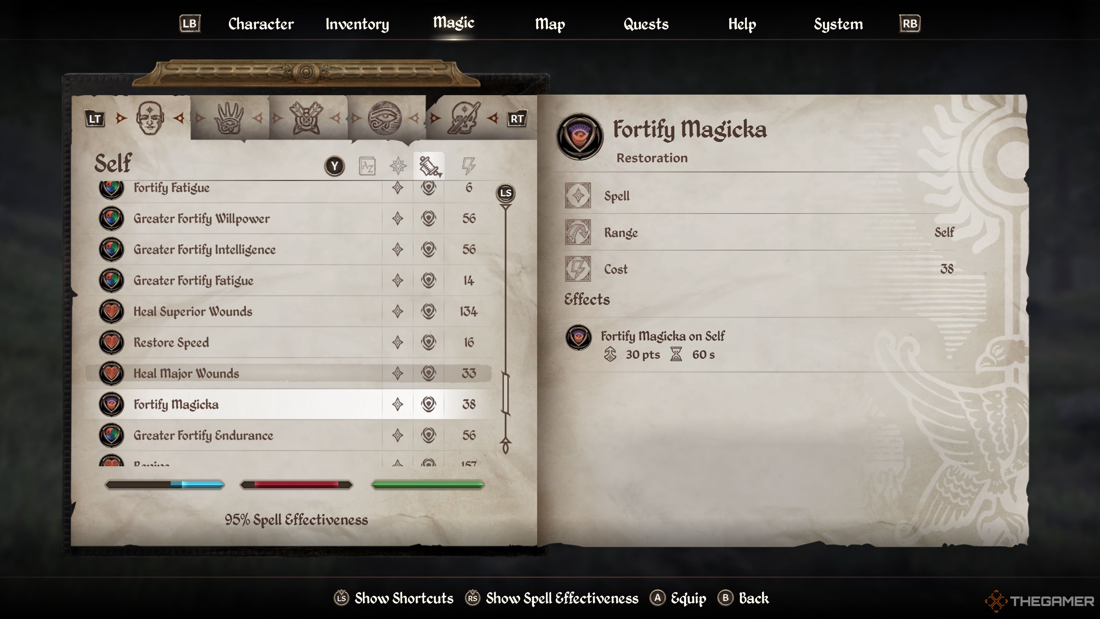 Oblivion Remastered Best Restoration Spells Fortify Magicka 6