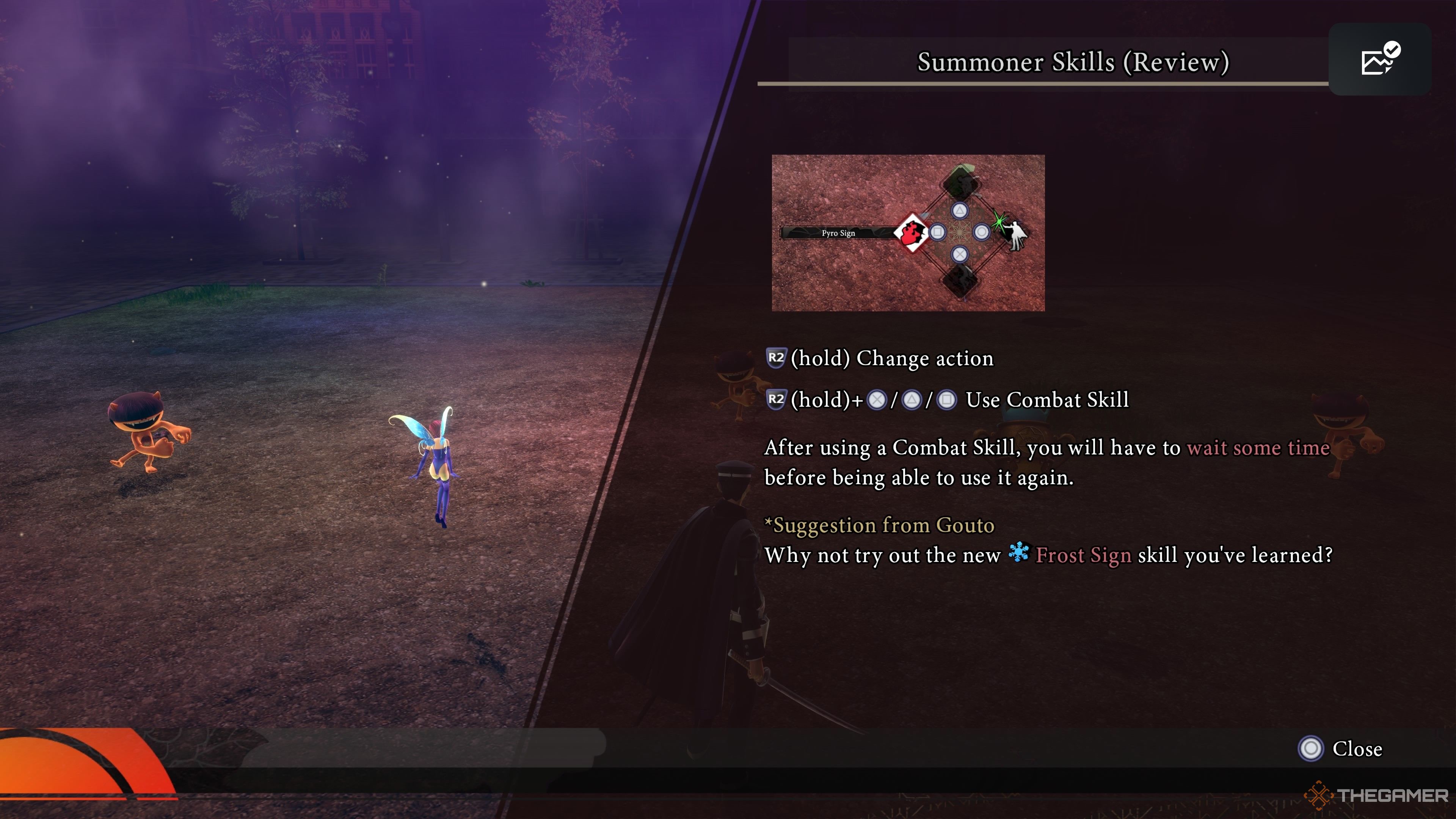 Overview of Raidou's summoner skills in Raidou Remastered The Mystery of the Soulless Army.