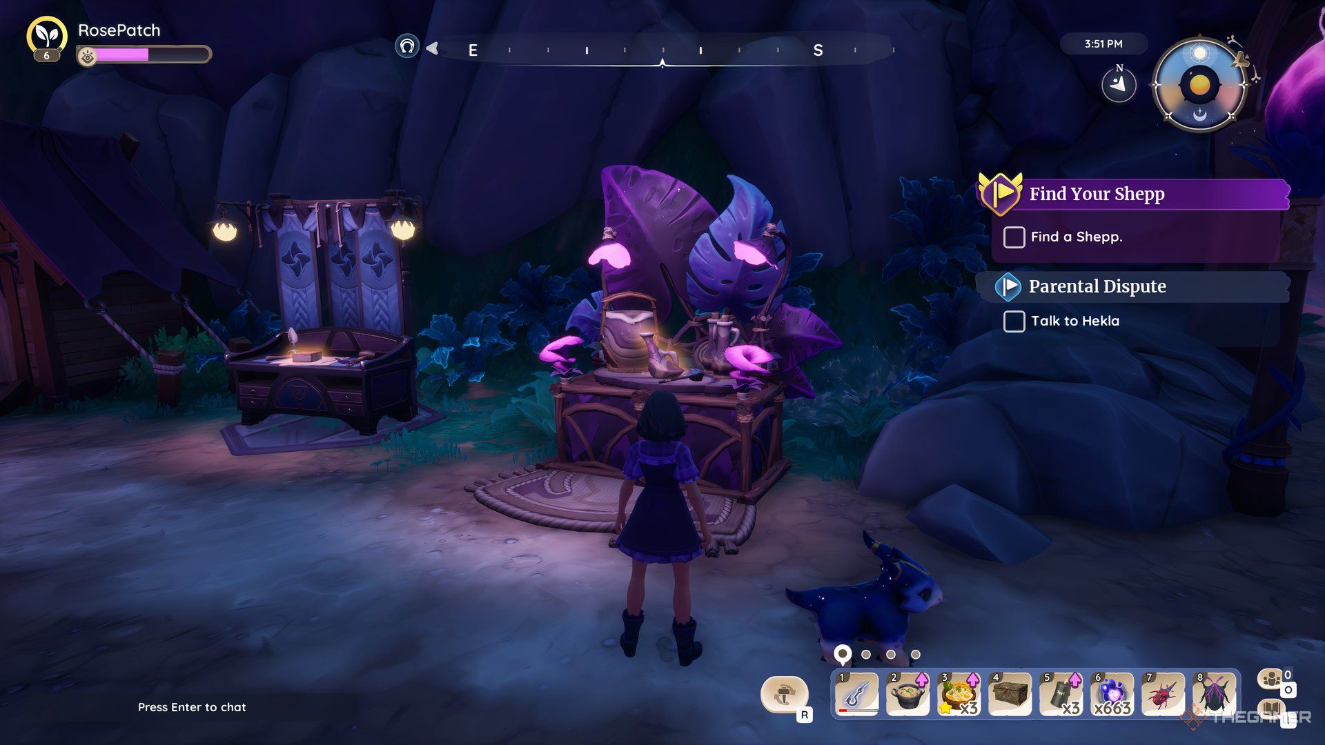 Standing In Front Of Tamala's Potion Shop In Palia.
