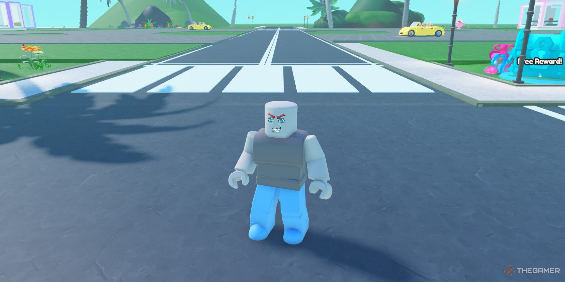 a player in Princess Palace Tycoon on Roblox