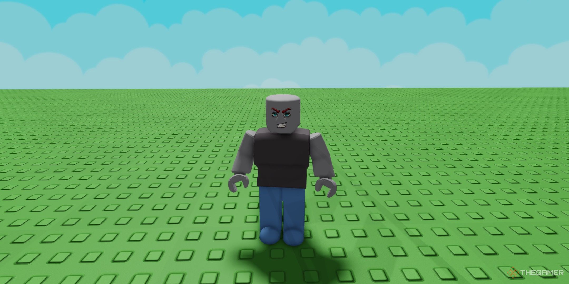 a player in Grow a Garden on Roblox
