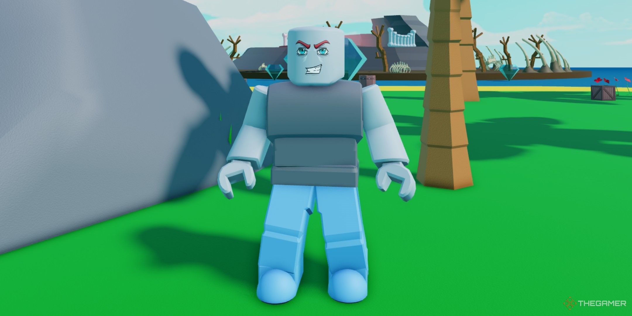a player in Epic Lifting Simulator on Roblox