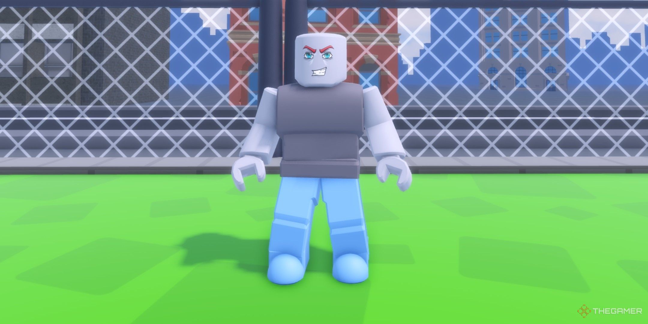a player in Climb and Jump Tower on Roblox