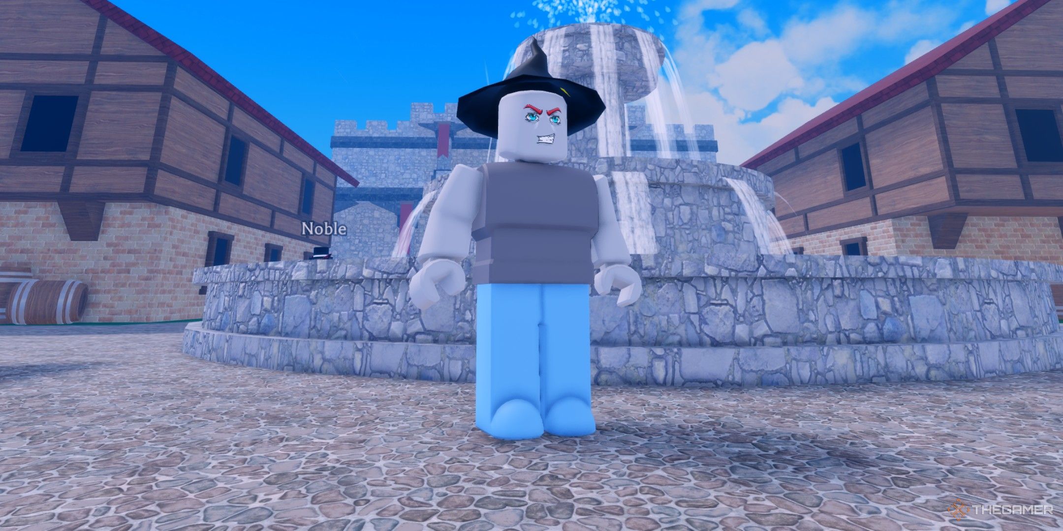 a player in Dead Spells on Roblox