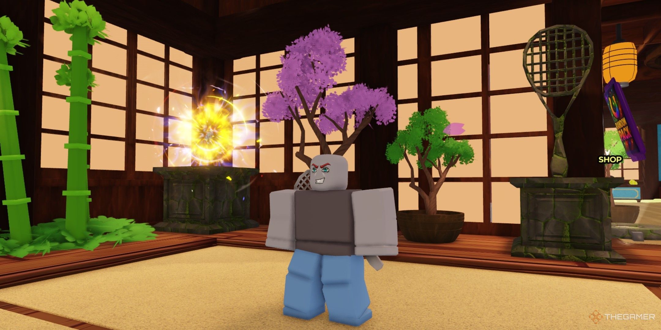 a player in Tenisu Titans on Roblox