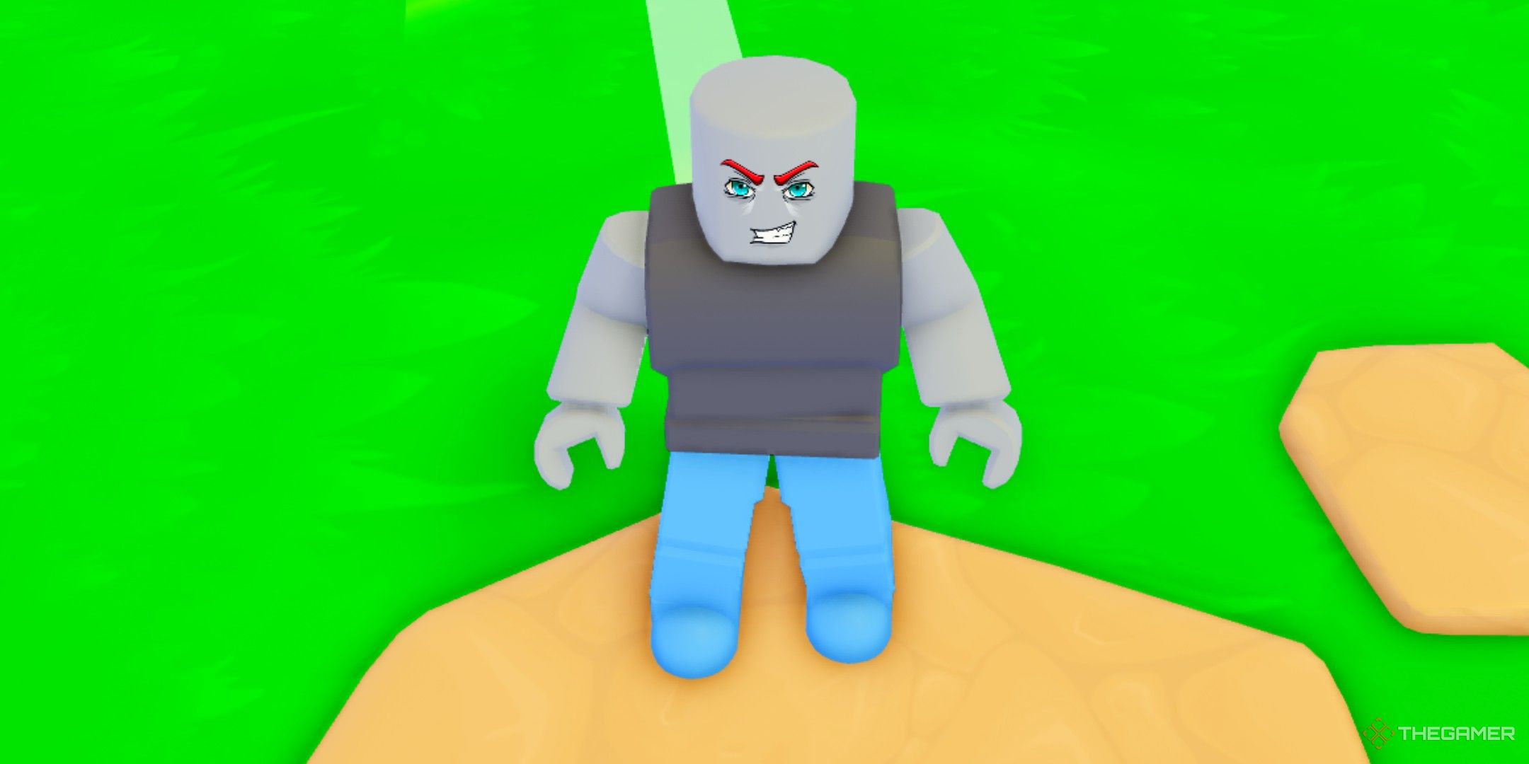 a player in Anime Training Evolution on Roblox