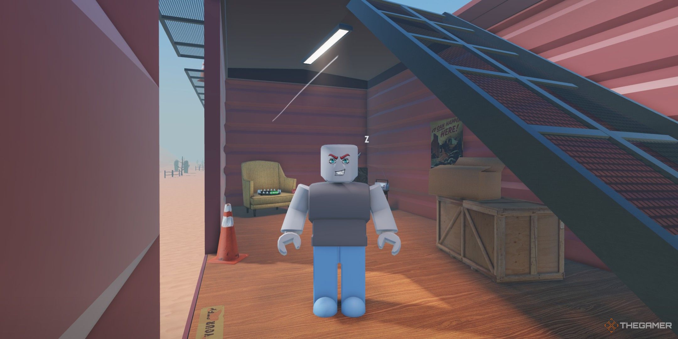 a player in Subway Mayhem on Roblox