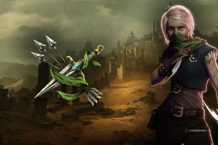 The Rogue and Rogue badge on a background of Maj'elka in Last Epoch.