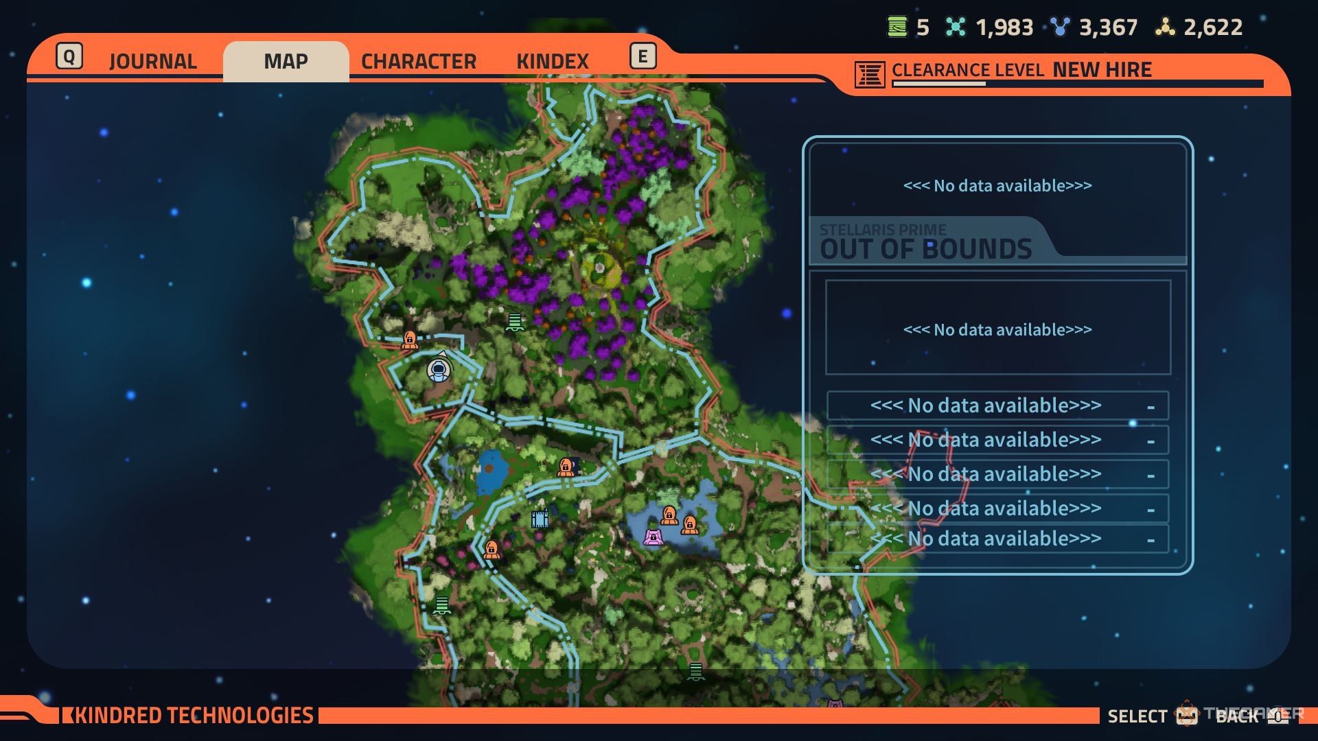 Story area supply crate map location in Revenge of the Savage Planet.