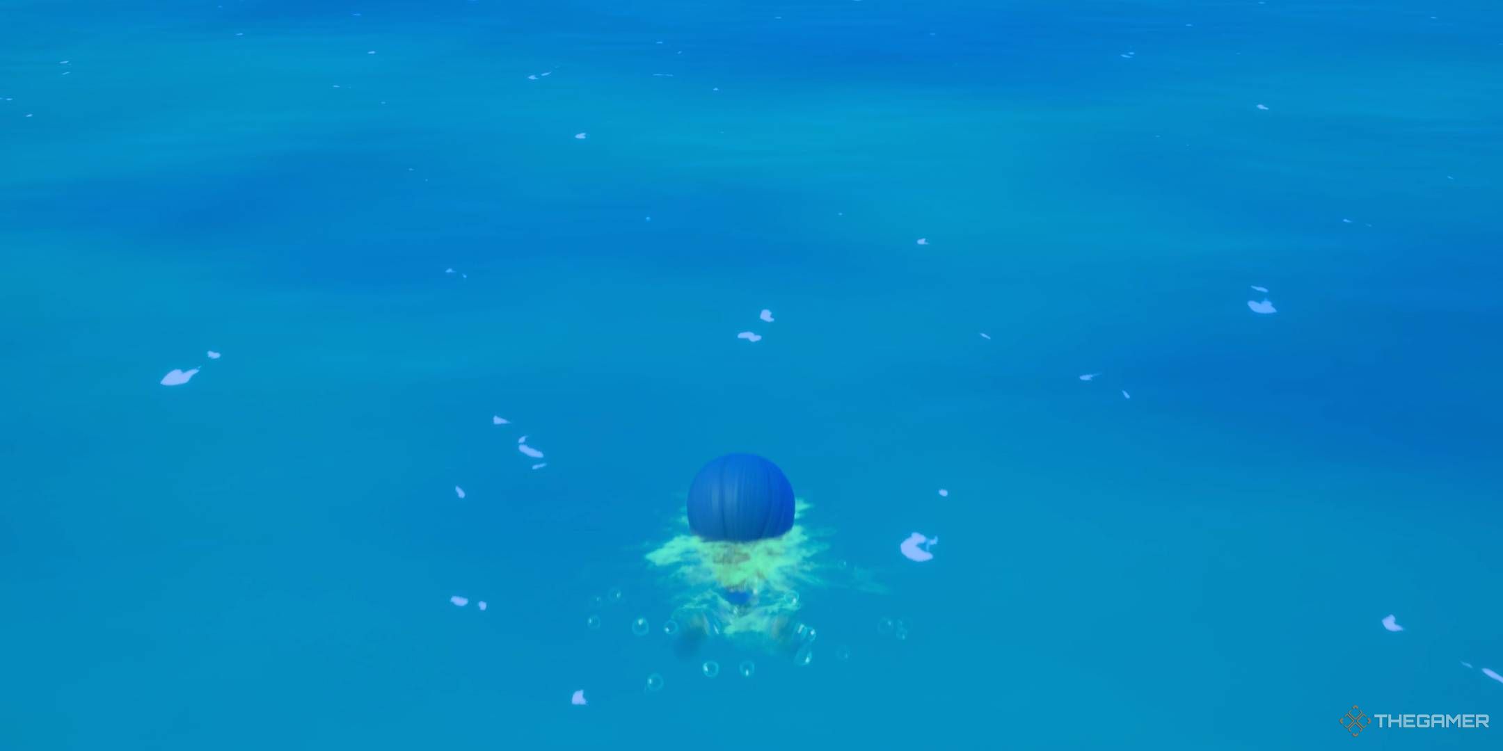 Swimming in Ginormosia in Fantasy Life i.