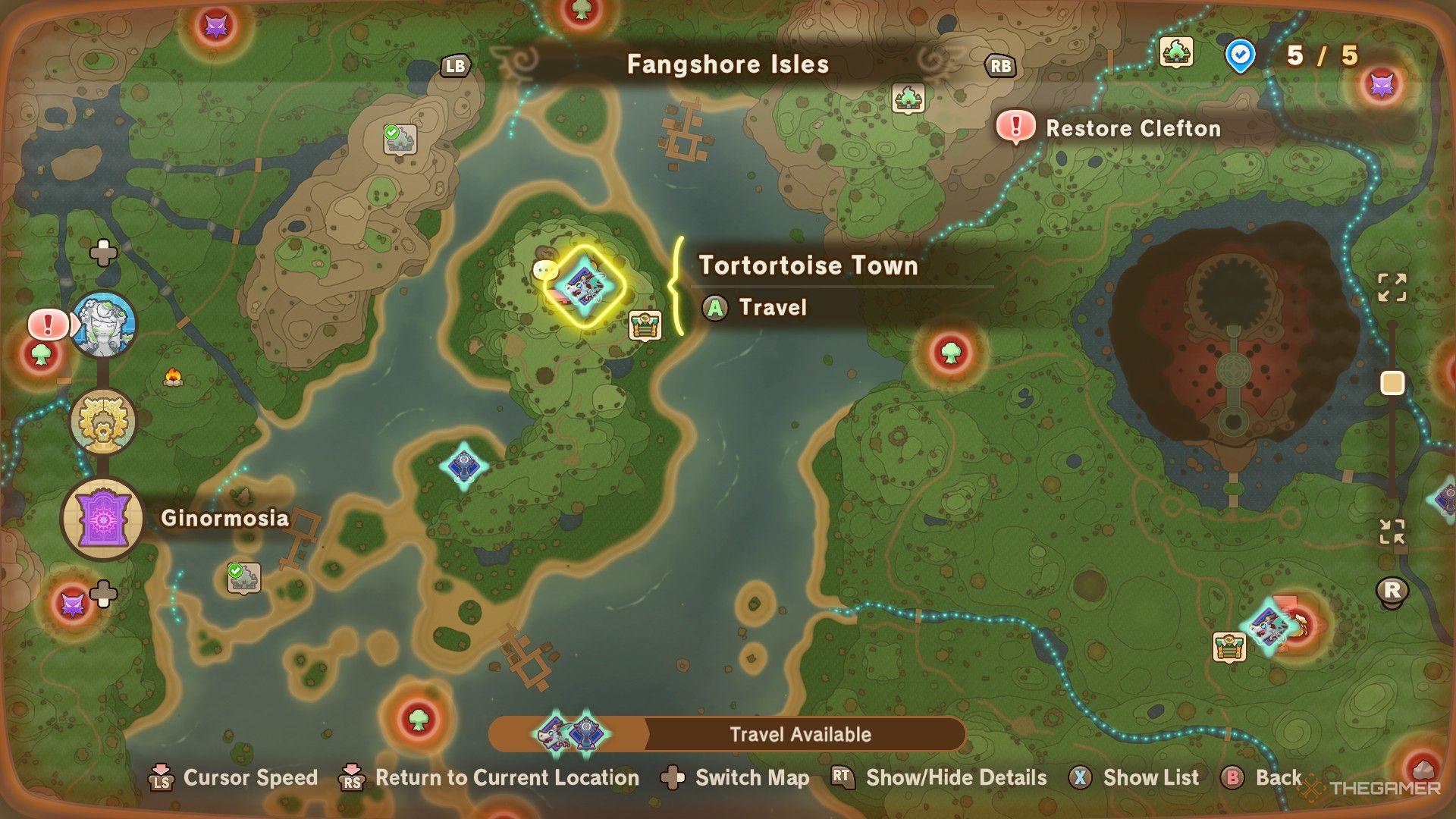Tortortoise Town location in Fantasy Life i The Girl Who Steals Time.
