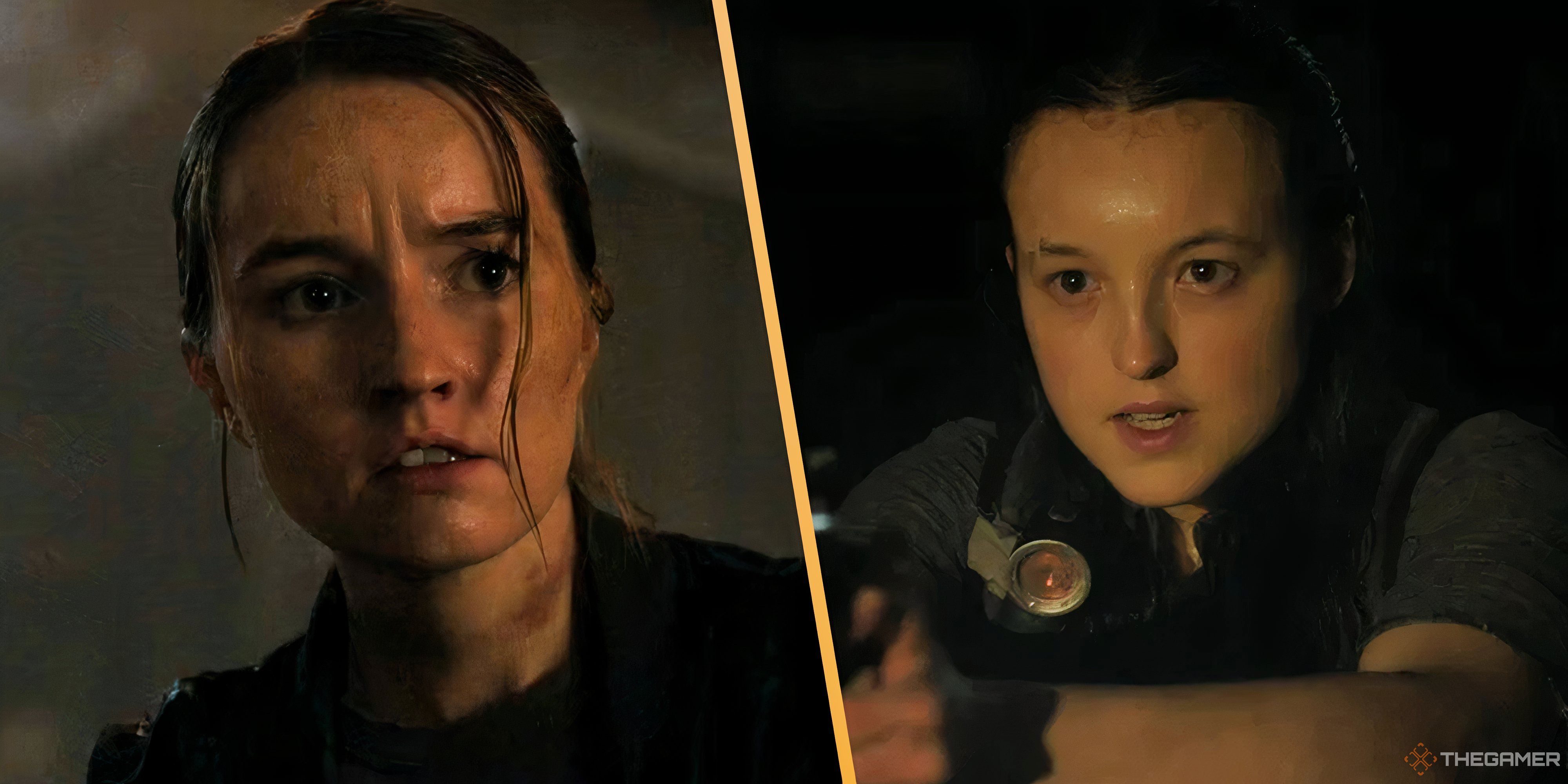 abby and ellie in the last of us season 2 finale.