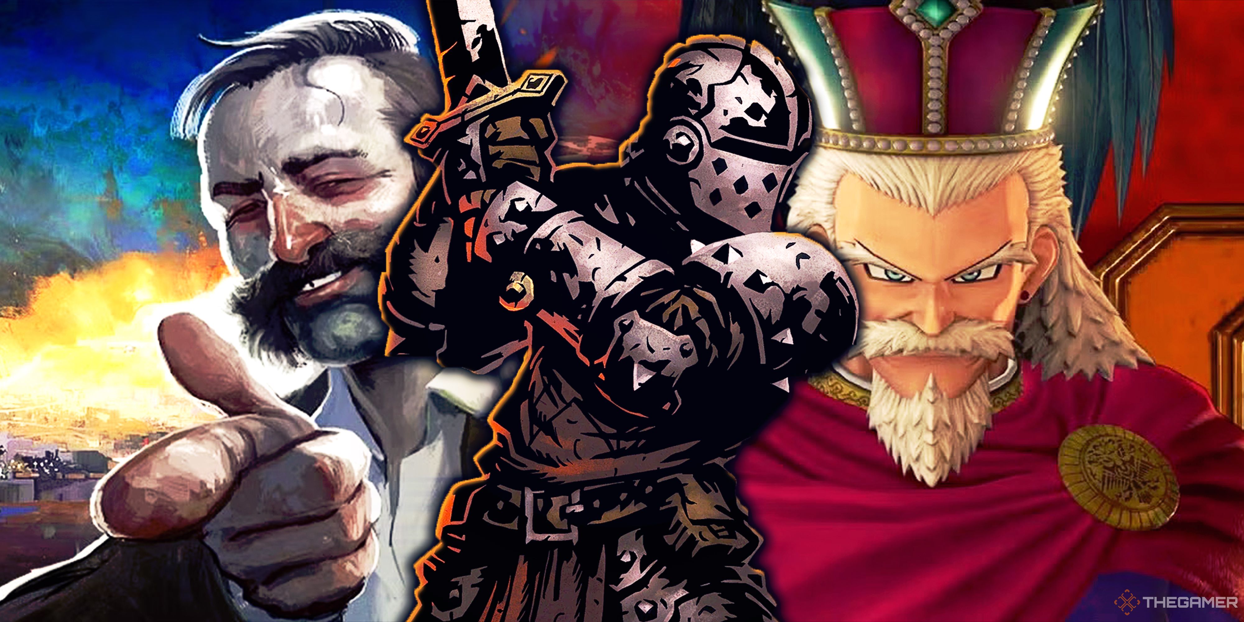 Disco Elysium, Darkest Dungeon and Dragon Quest 11.