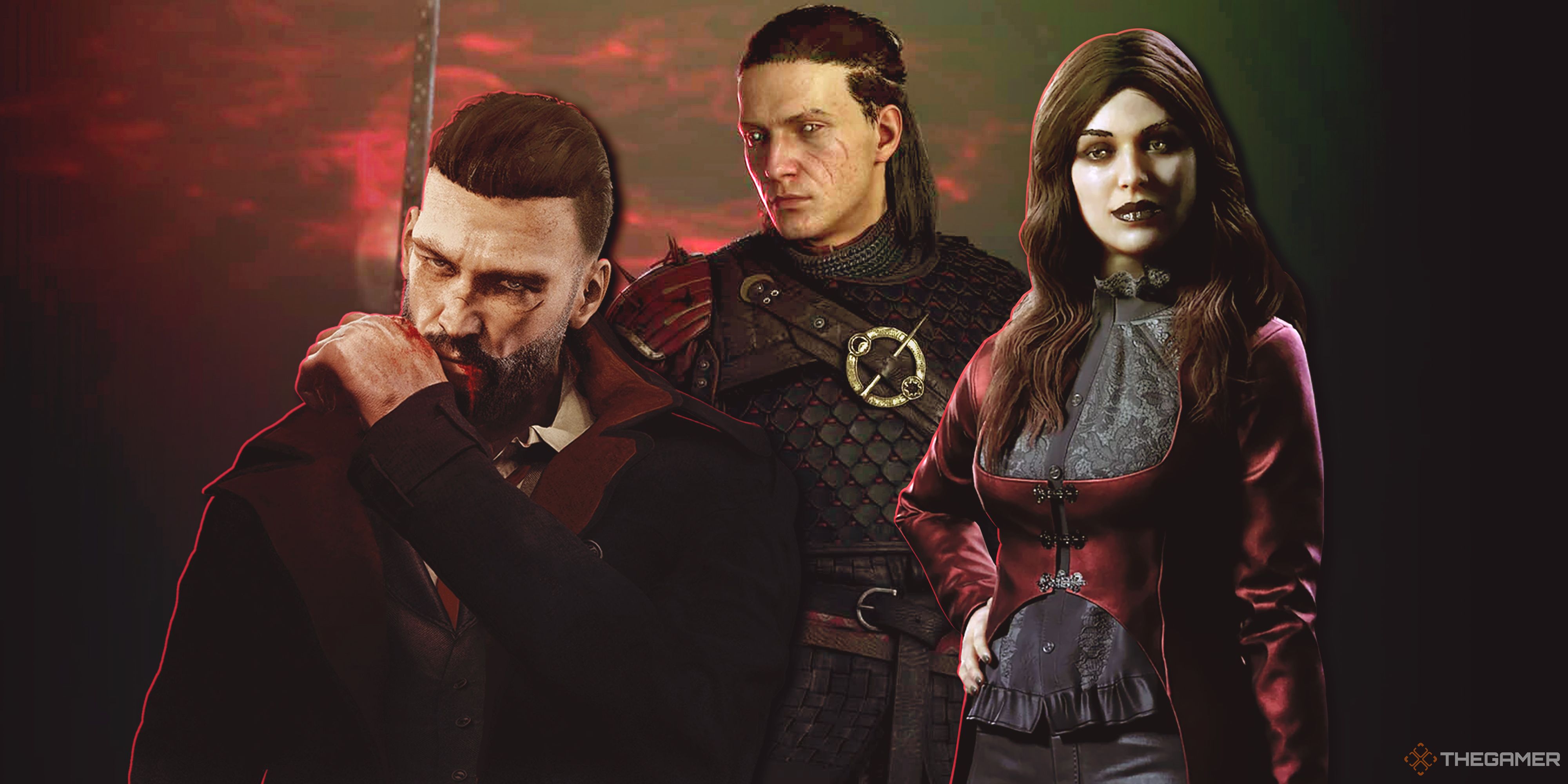 Vampires from Vampyr, The Blood of Dawnwalker, and Vampire: The Masquerade - Bloodlines 2.