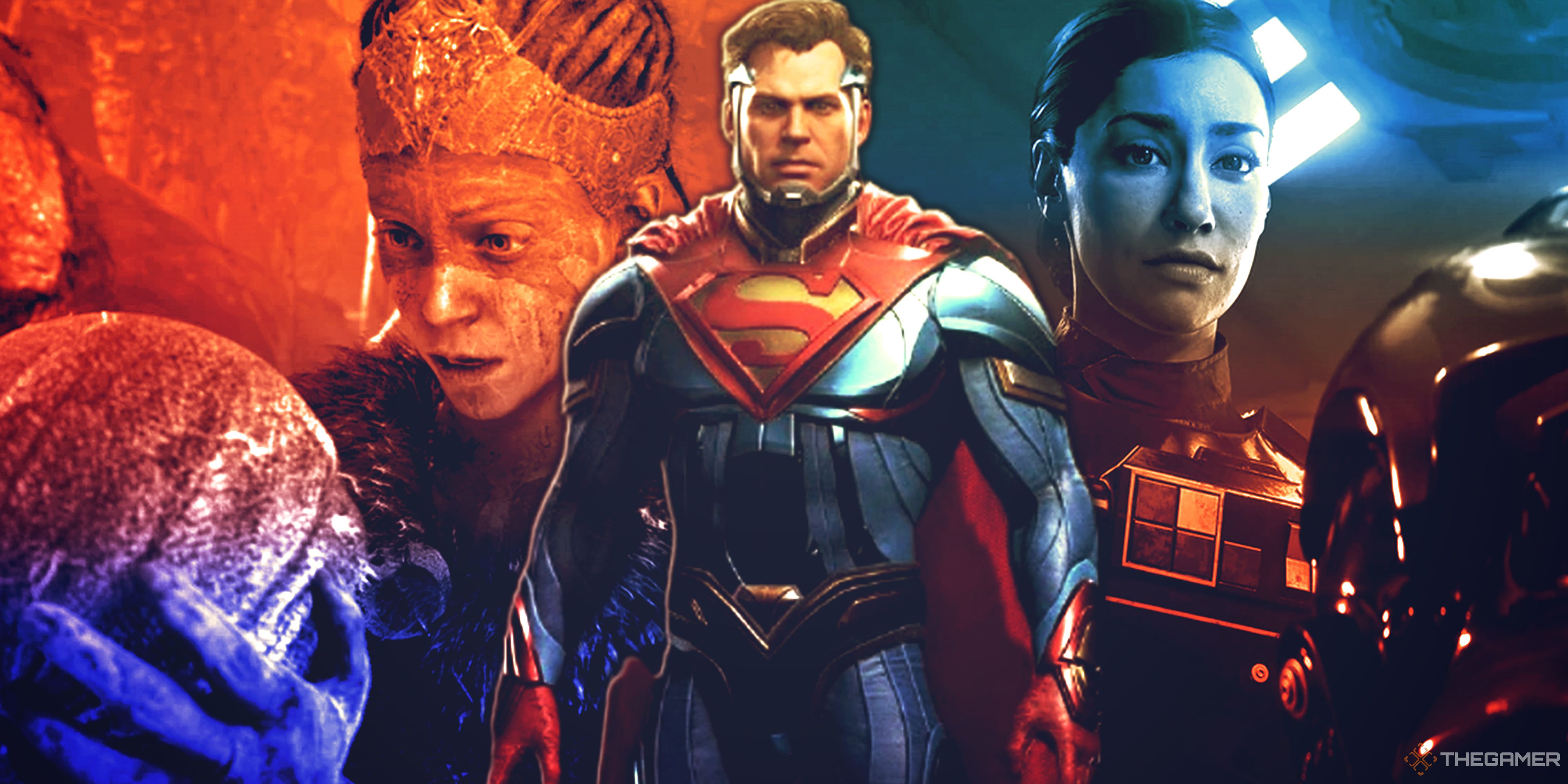 Hellblade: Senua's Sacrifice, Injustice 2 and Star Wars: Battlefront 2.