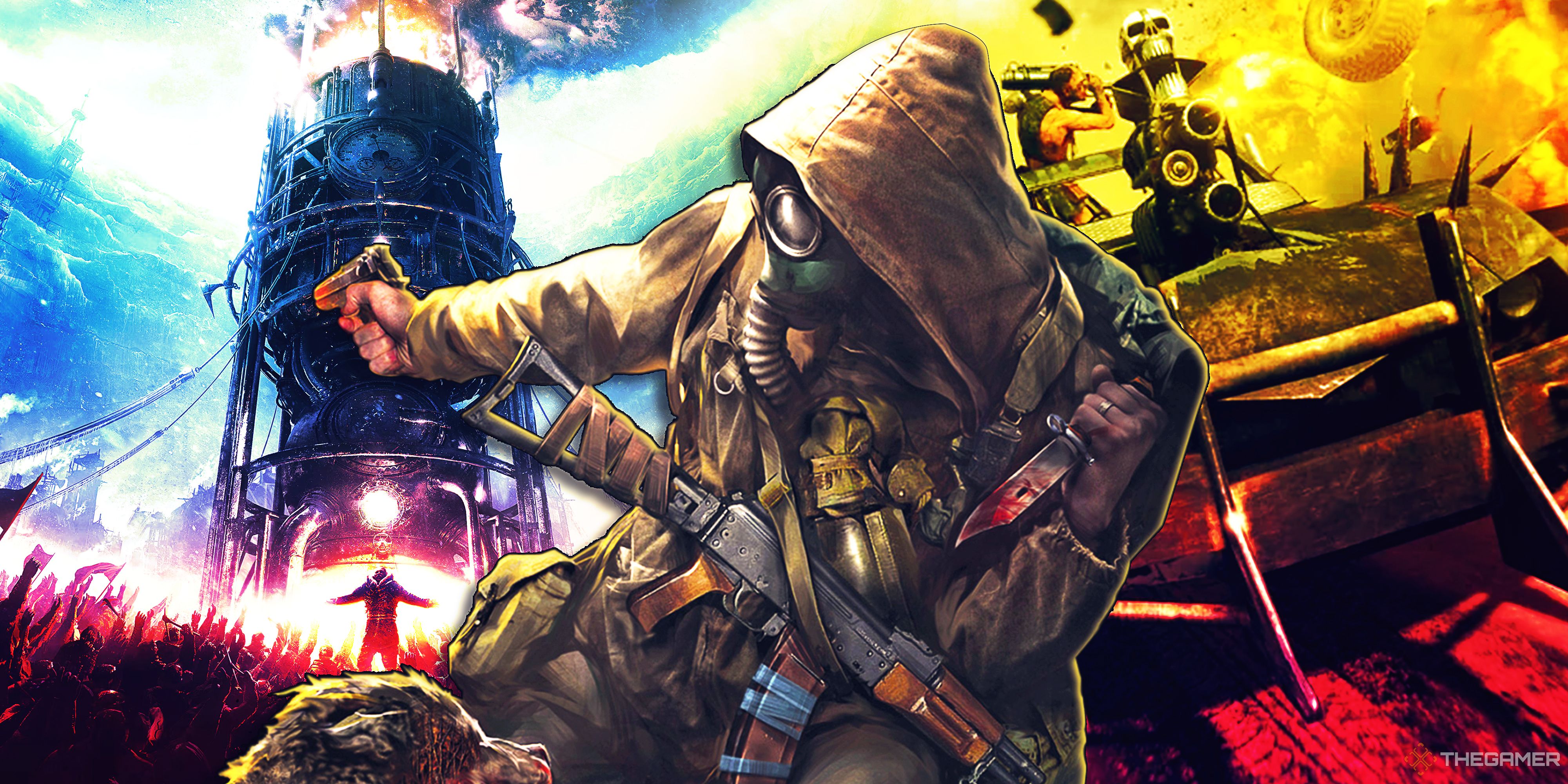 Frostpunk, Stalker and Mad Max.