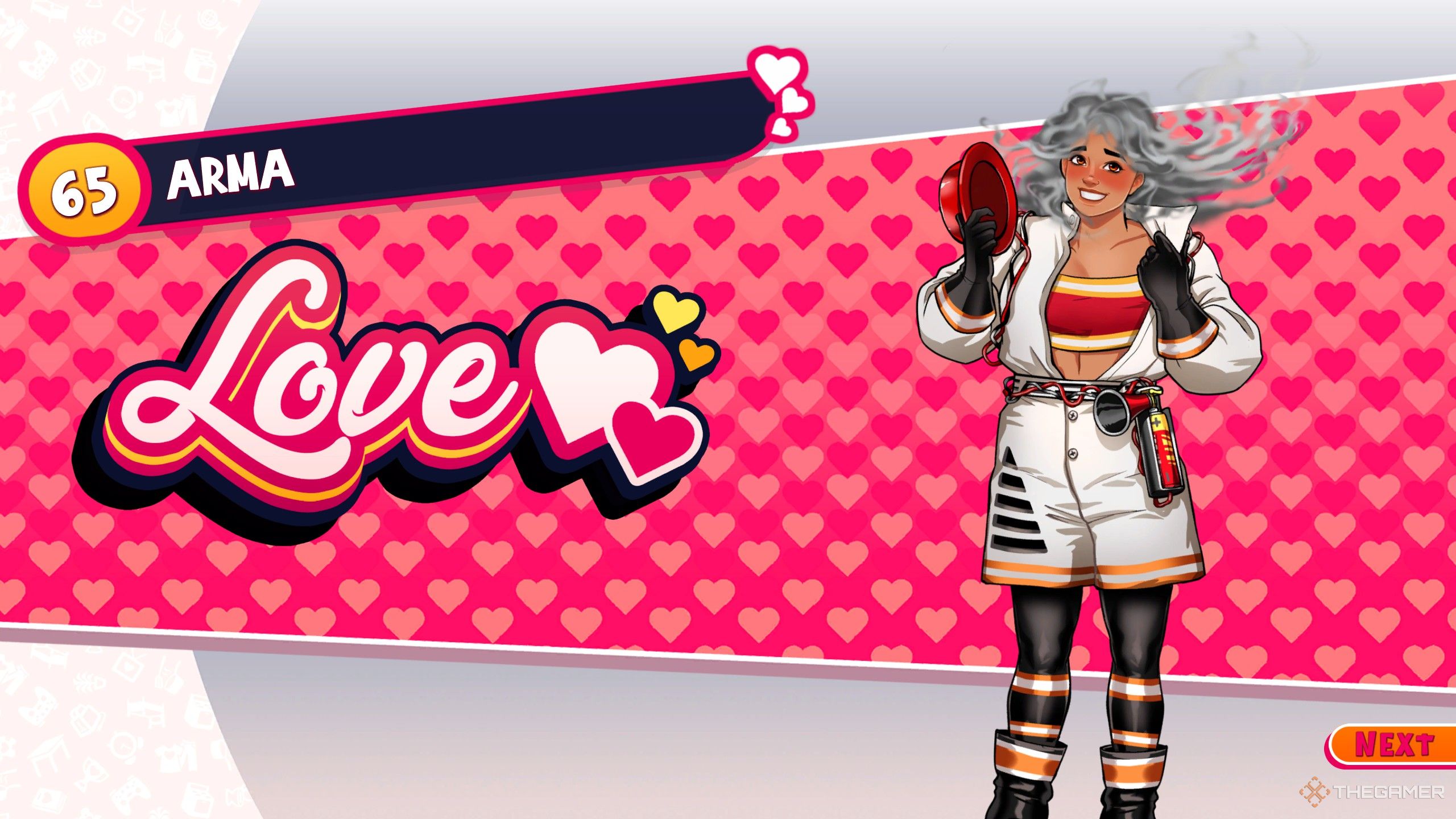 Getting a love ending with Arma in date everything.