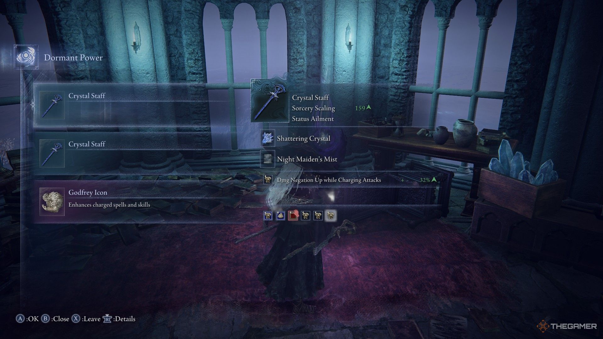 Recluse finds a Crystal Staff at the top of the Sorcerer's Rise in Elden Ring Nightreign.