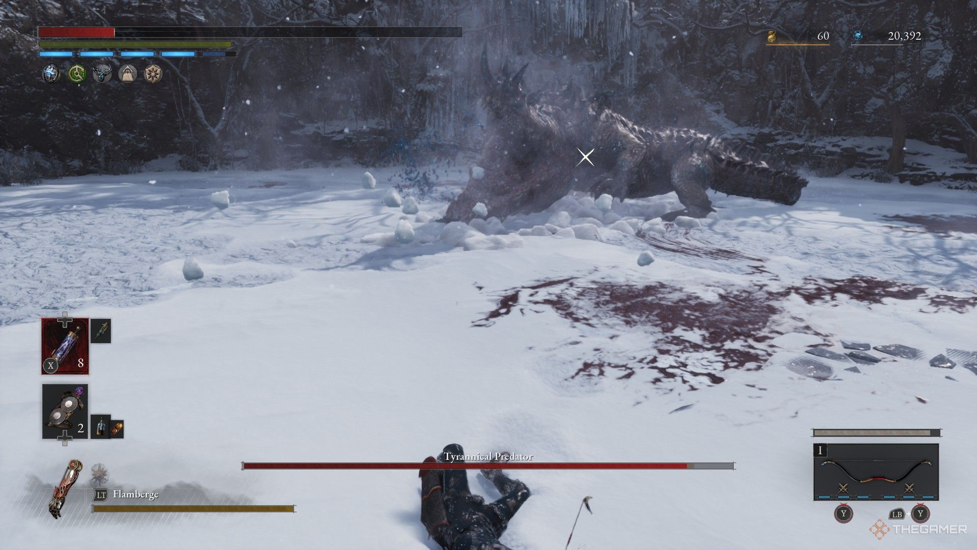 Player is spat out of the Tyrannical Predator's Mouth in Lies of P: Overture.