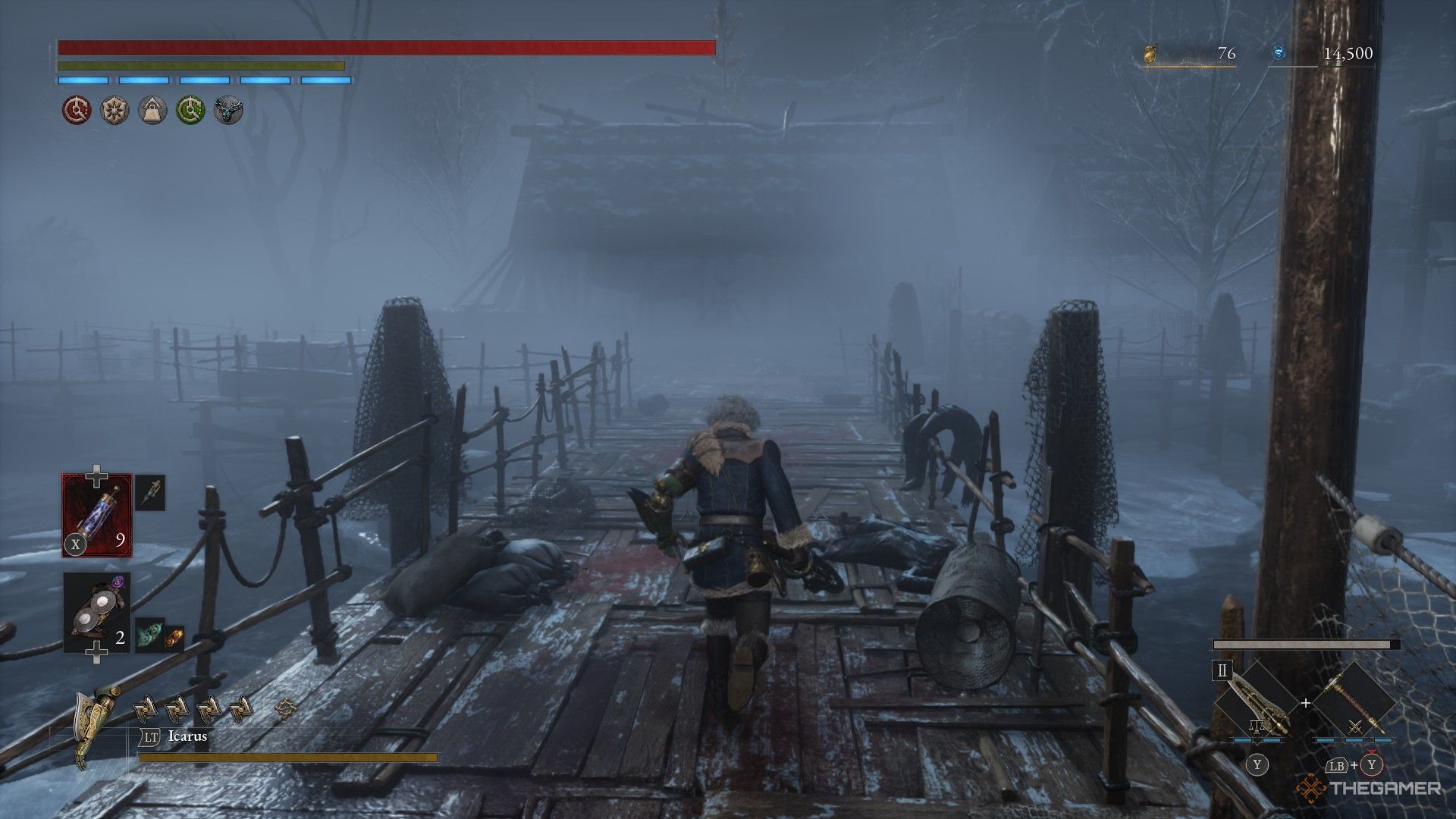 Player enters the Fishing Village for the first time in Lies of P: Overture.