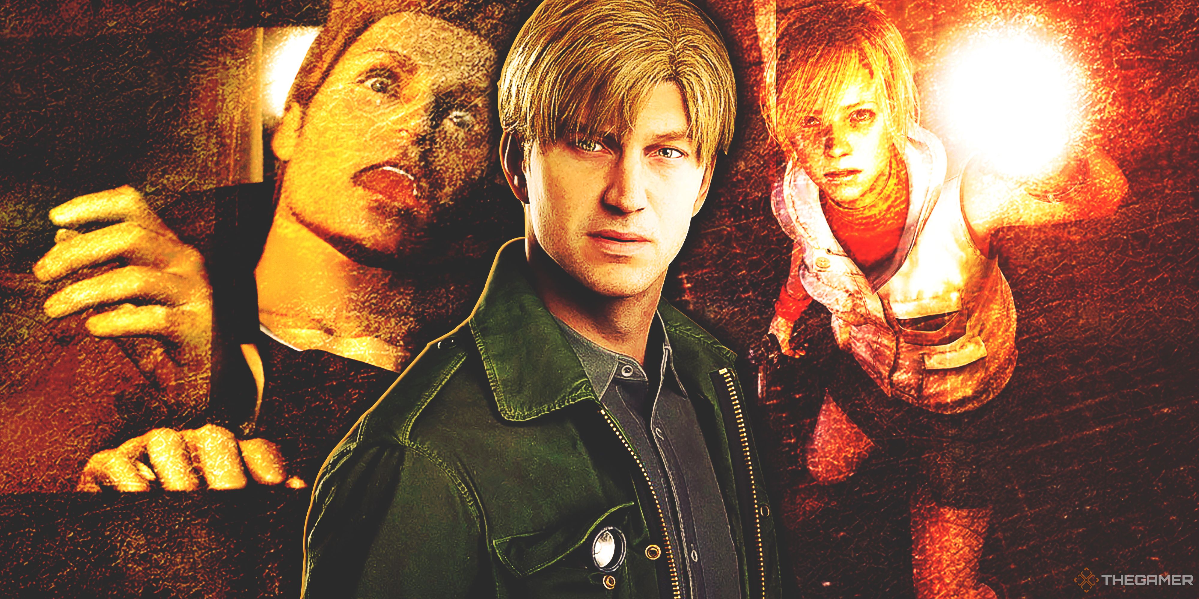 Silent Hill 1: Harry Mason, Silent Hill 2 Remake: James Sunderland and Silent Hill 3: Heather Mason.