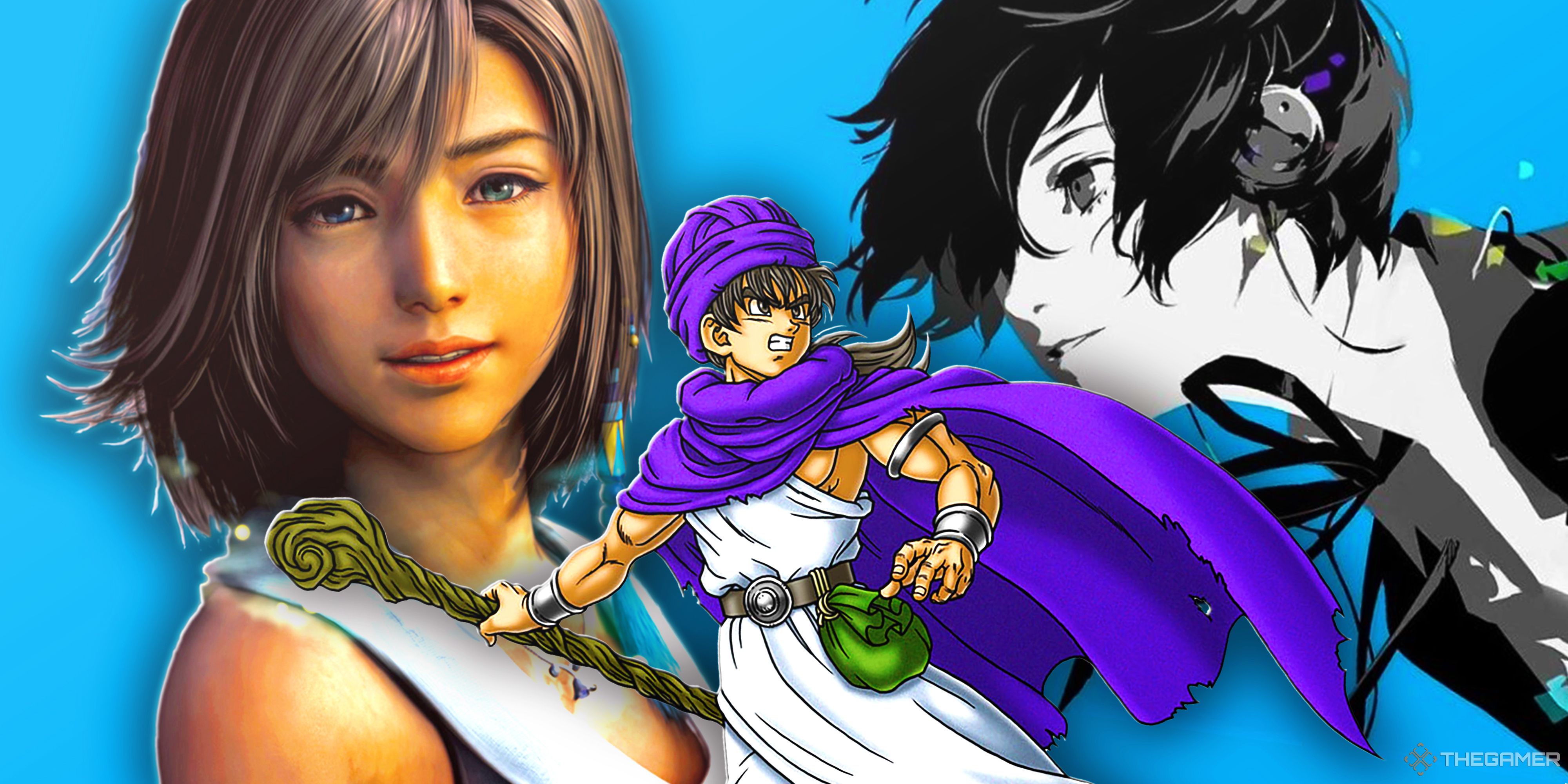 Final Fantasy 10, Dragon Quest V Hand of the Heavenly Bride and Persona 3 Reload.