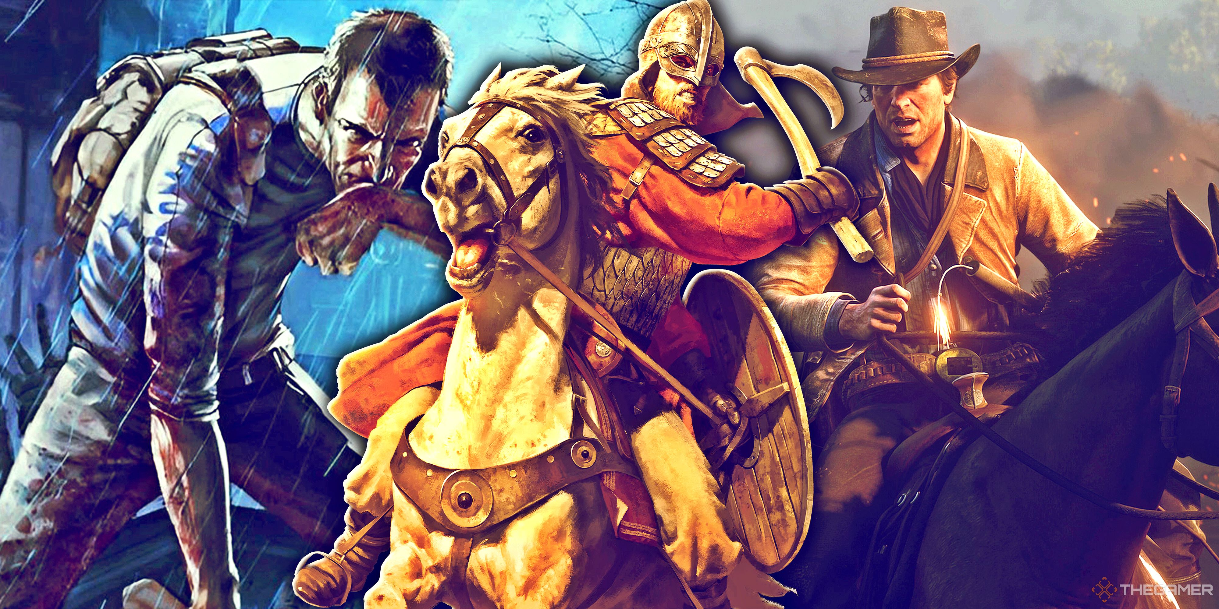 Project Zomboid, Mount & Blade 2 Bannerlord and Red Dead Redemption 2.