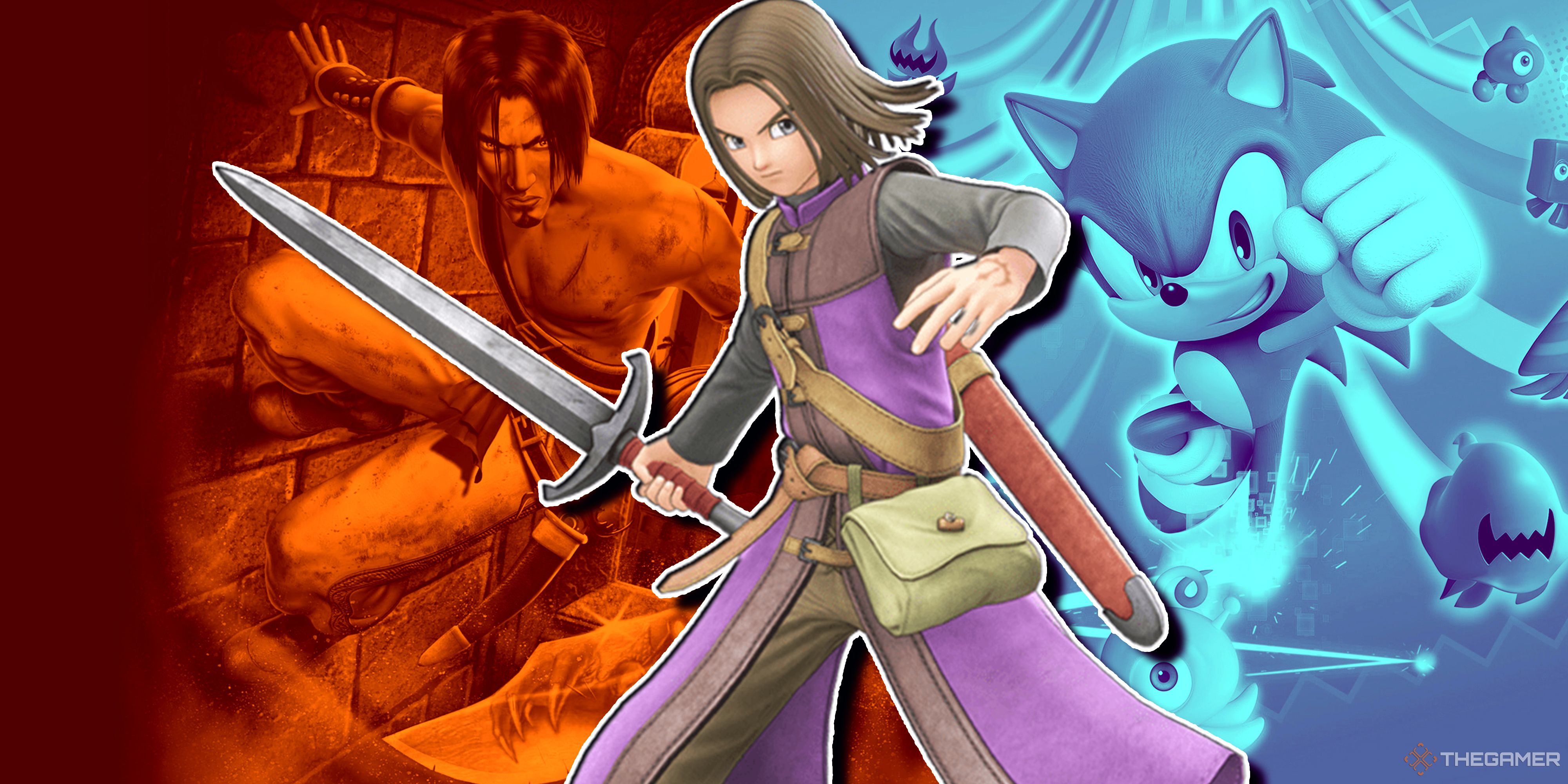 Prince of Persia: The Sands of Time, Dragon Quest XI: Echoes of an Elusive Age and Sonic Colors.