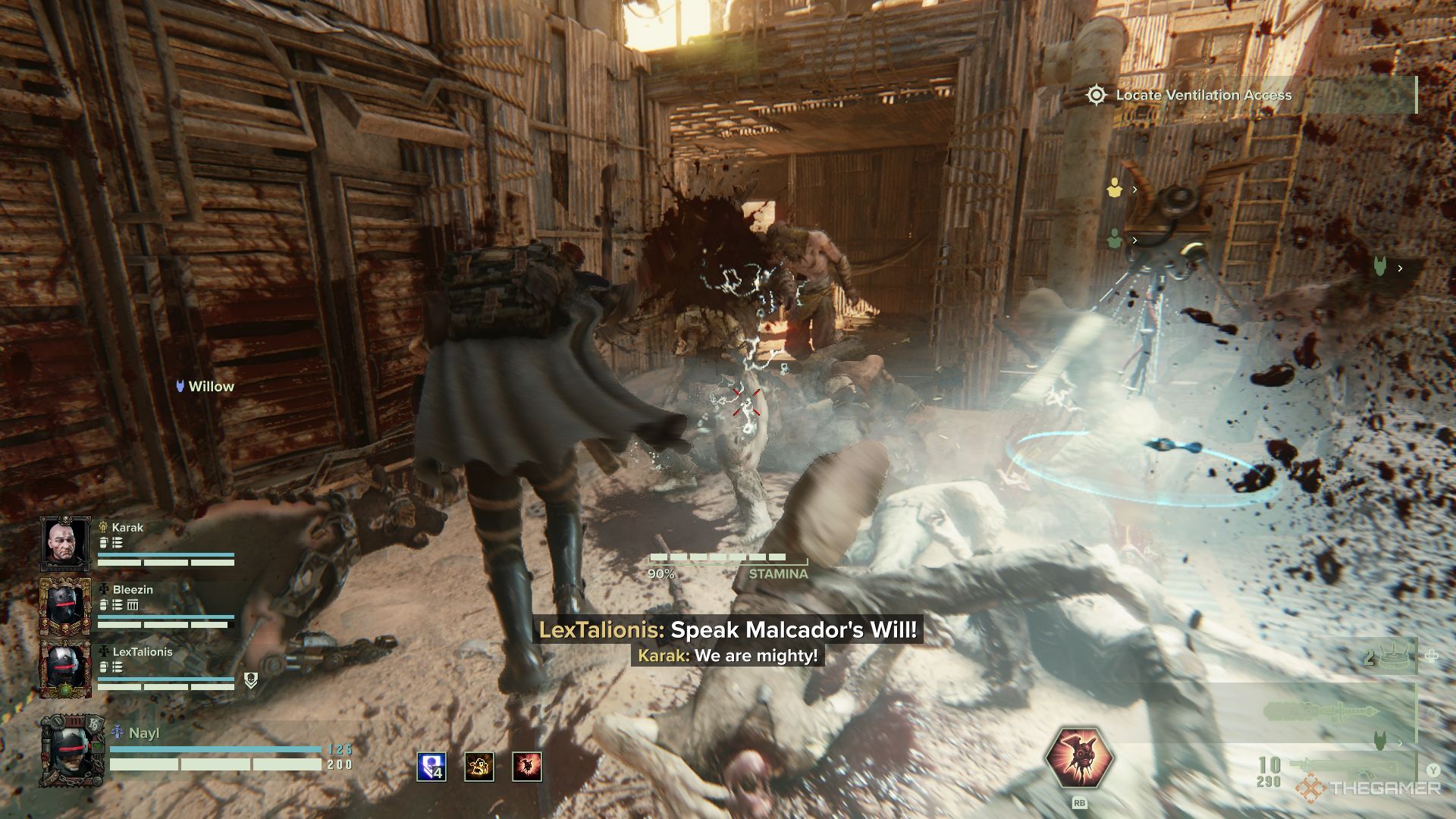 Stunning enemes as an arbiter in Warhammer 40,000: Darktide.