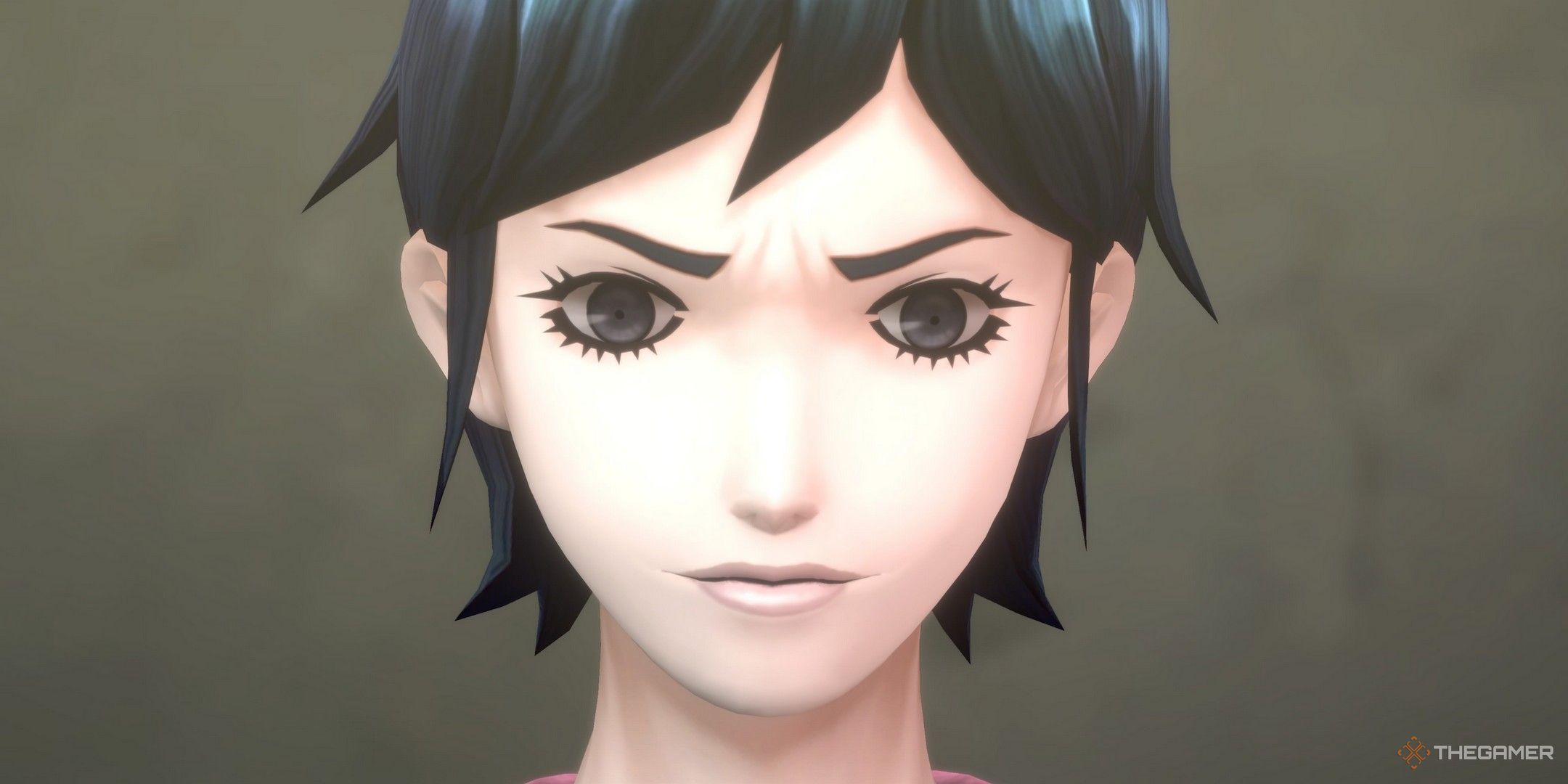 A closeup of Kaya Daidouji with a haircut in Raidou Remastered The Mystery of the Soulless Army.