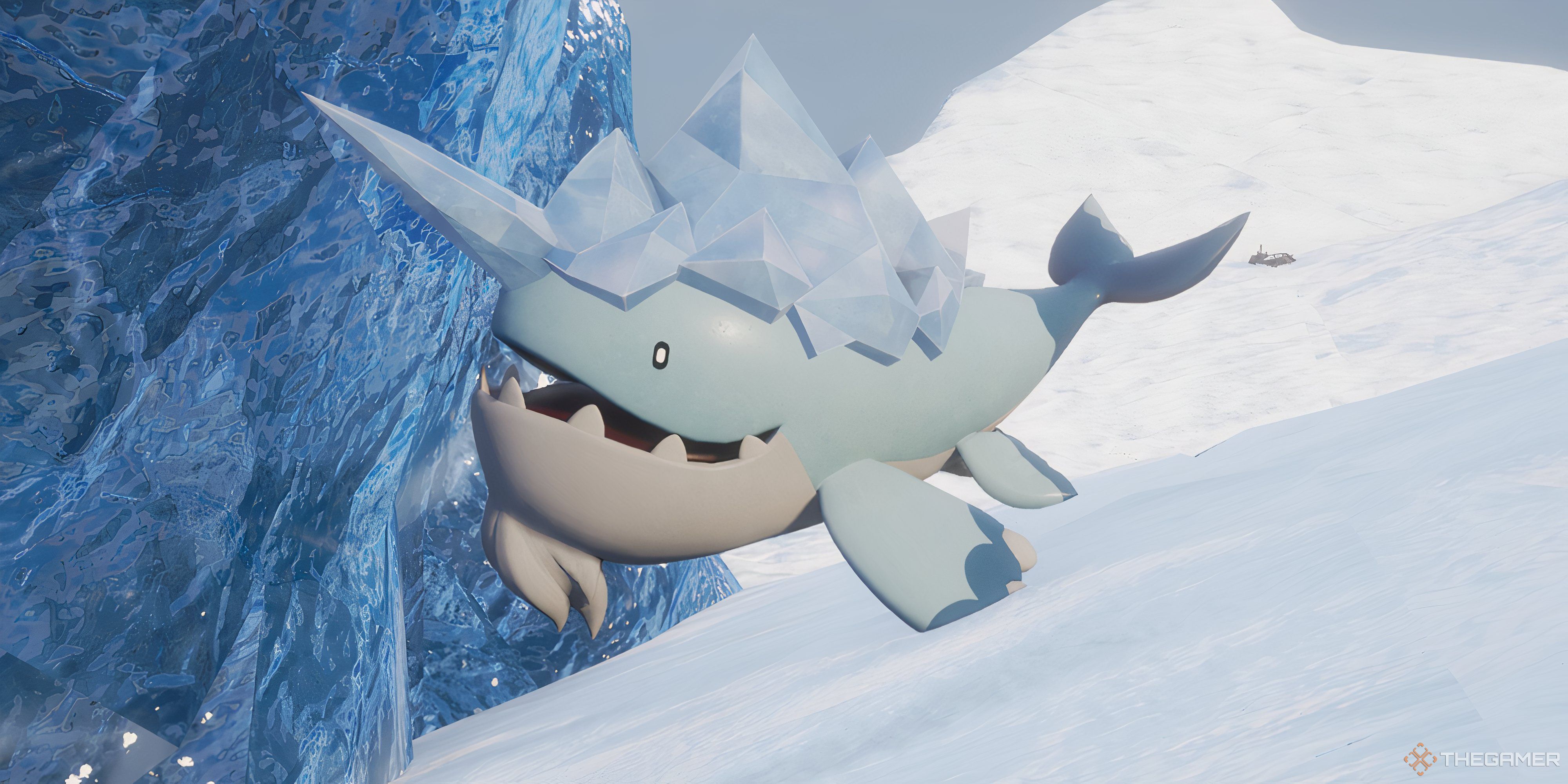 A picture of a happy Whalaska pal - Palworld