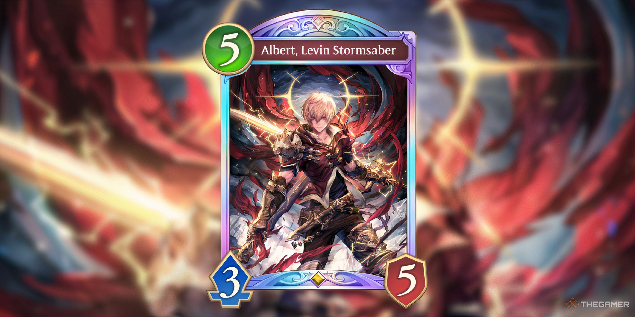 Albert, Levin Stormsaber from Shadowverse_ Worlds Beyond.