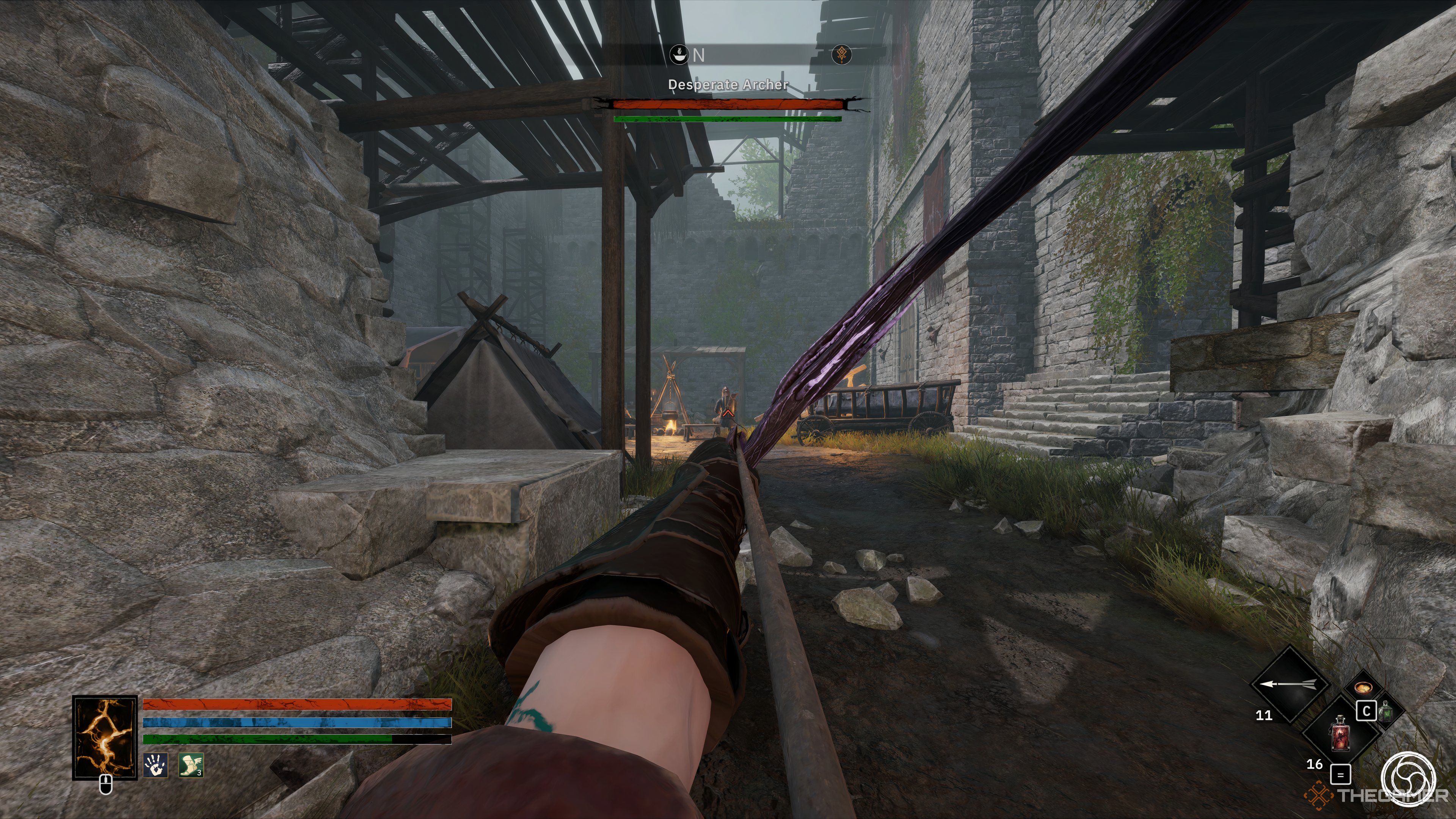 Archer attack in Tainted Grail Fall of Avalon.