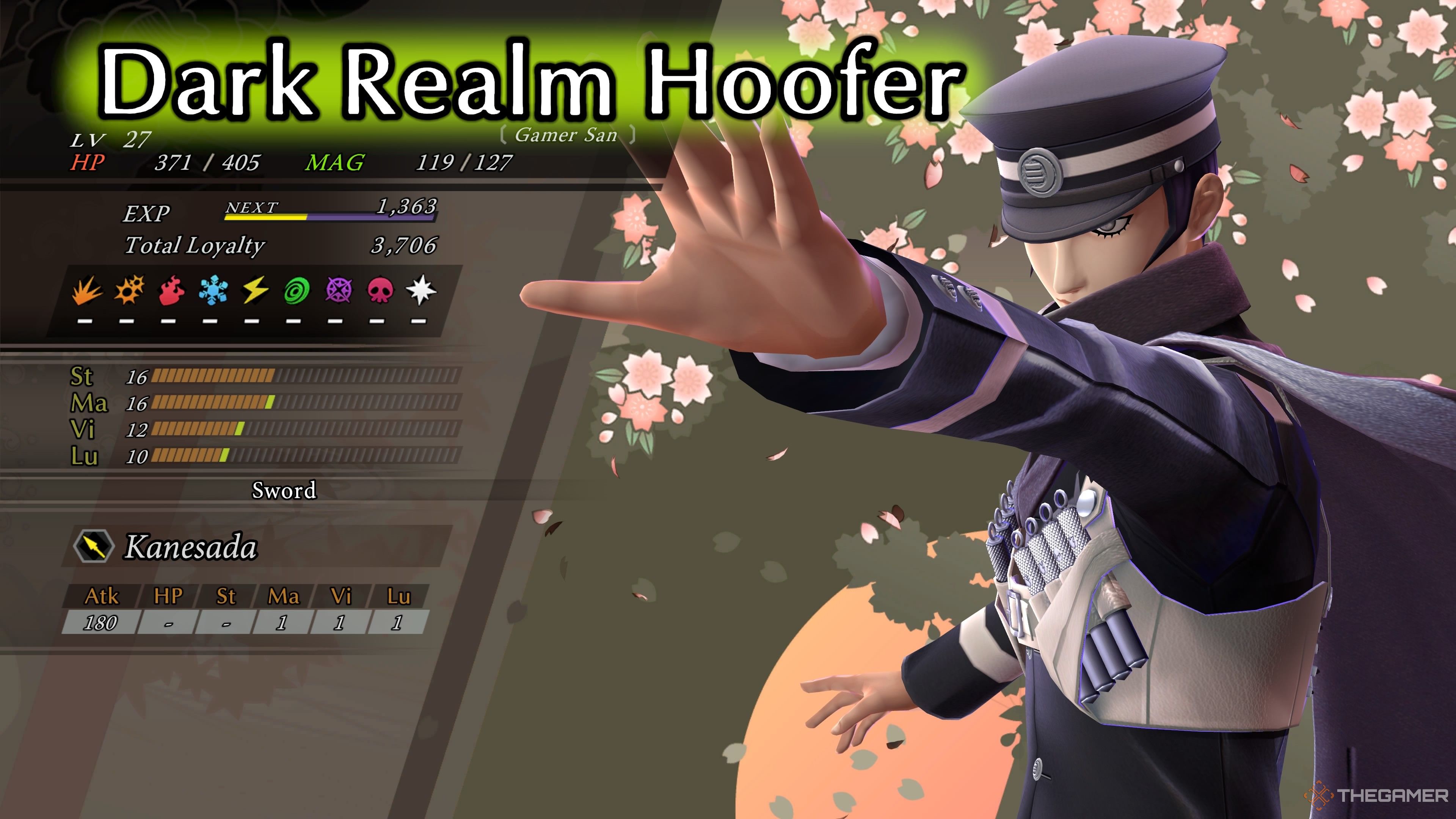 Being named a Dark Realm Hoofer in Raidou Remastered Mystery of the Soulless Army.