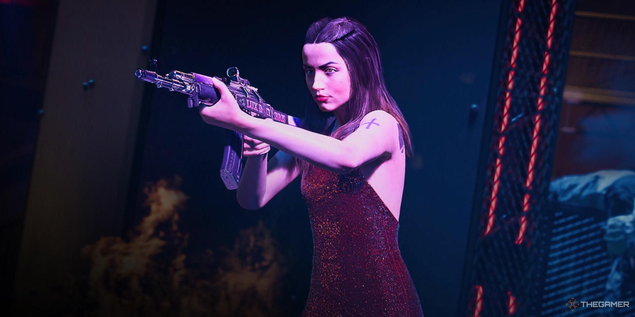 Ana de Armas as the Ballerina in Call of Duty: Black Ops 6.