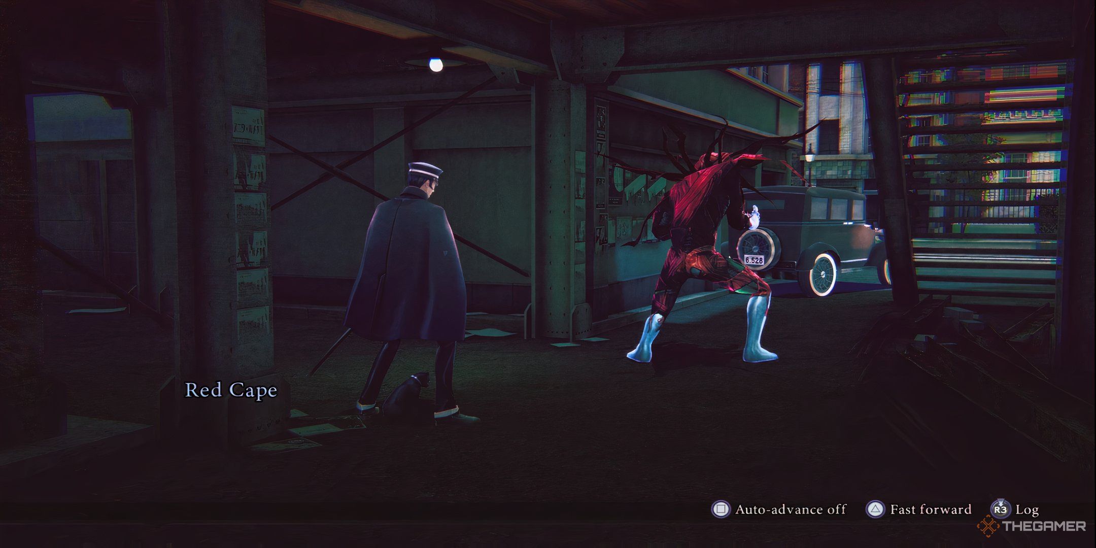 Capturing the Red Cape in Raidou Remastered.