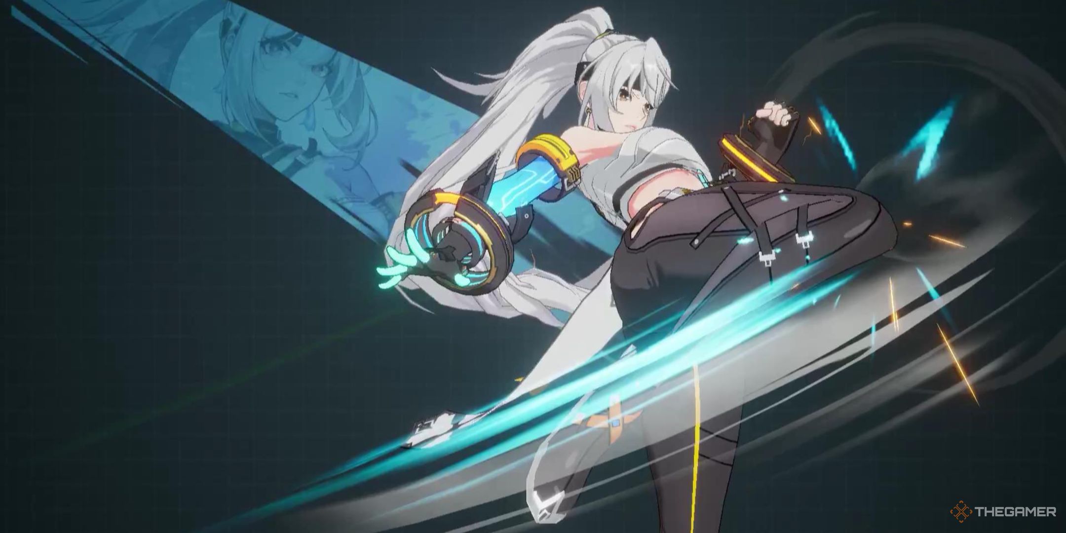 A Fighter sends a kick to the right in Crystal of Atlan.