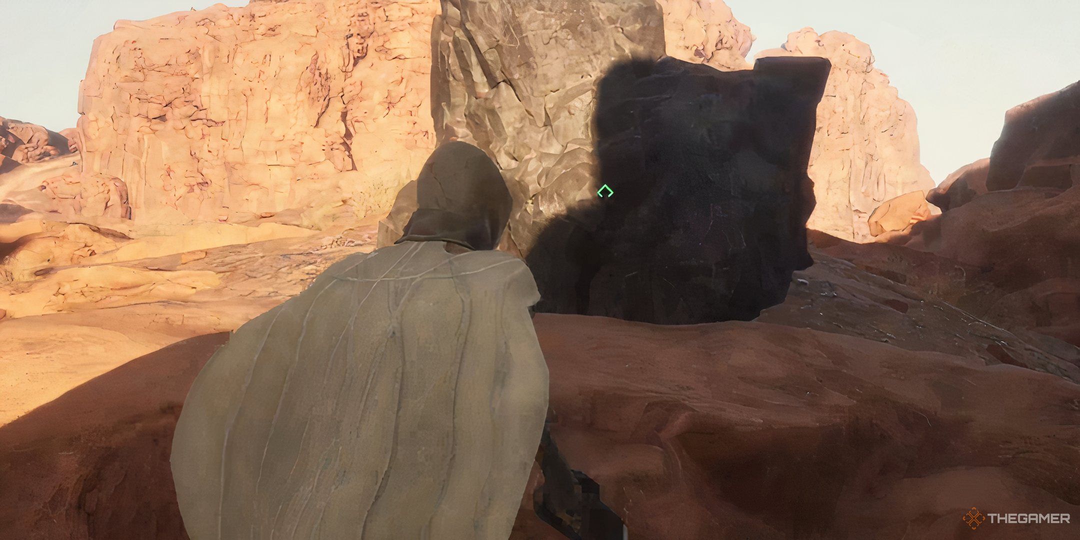 A player character in Dune: Awakening mines for Basalt Stone. 