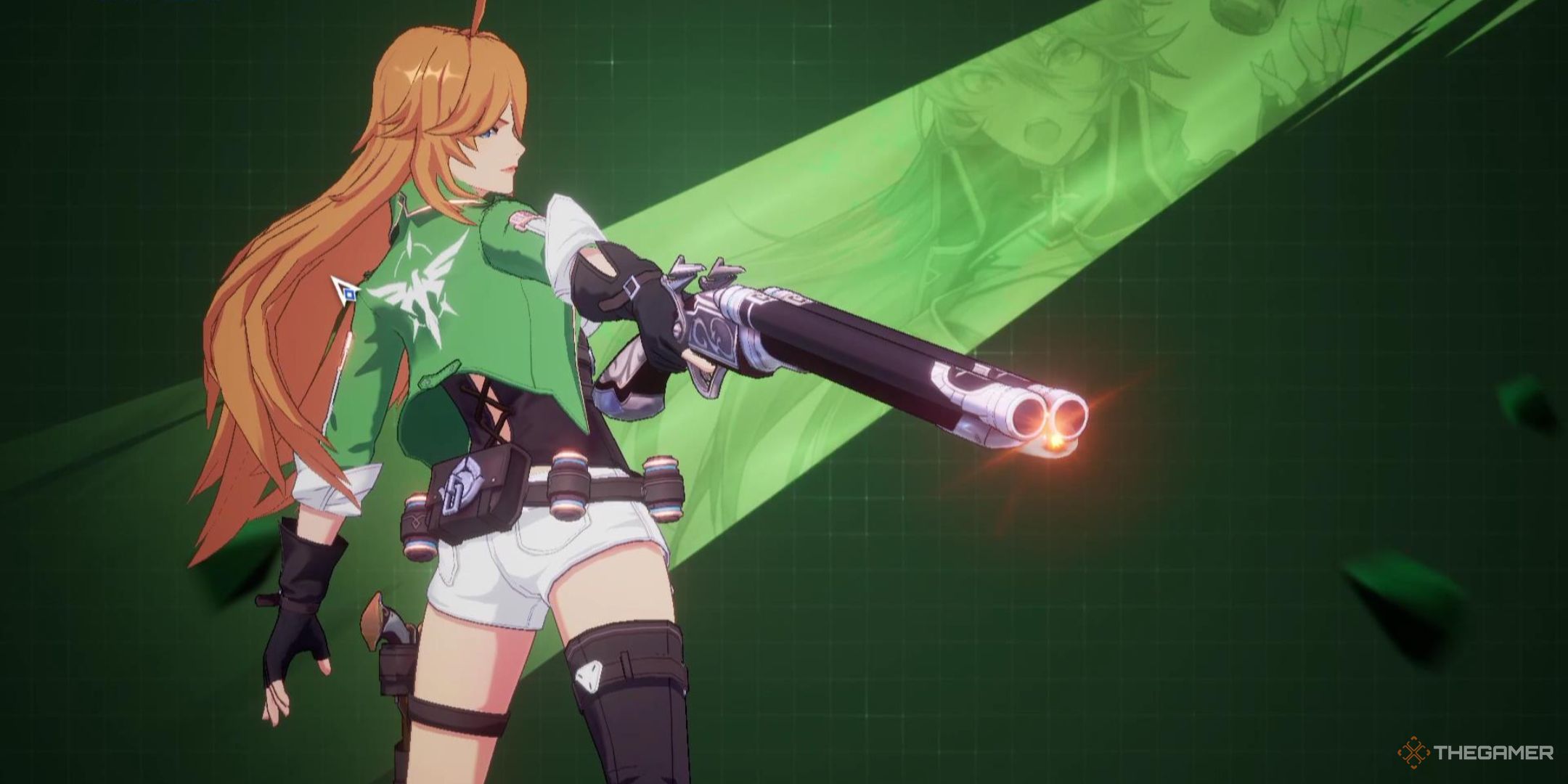 A Musketeer fires her weapon in Crystal of Atlan.