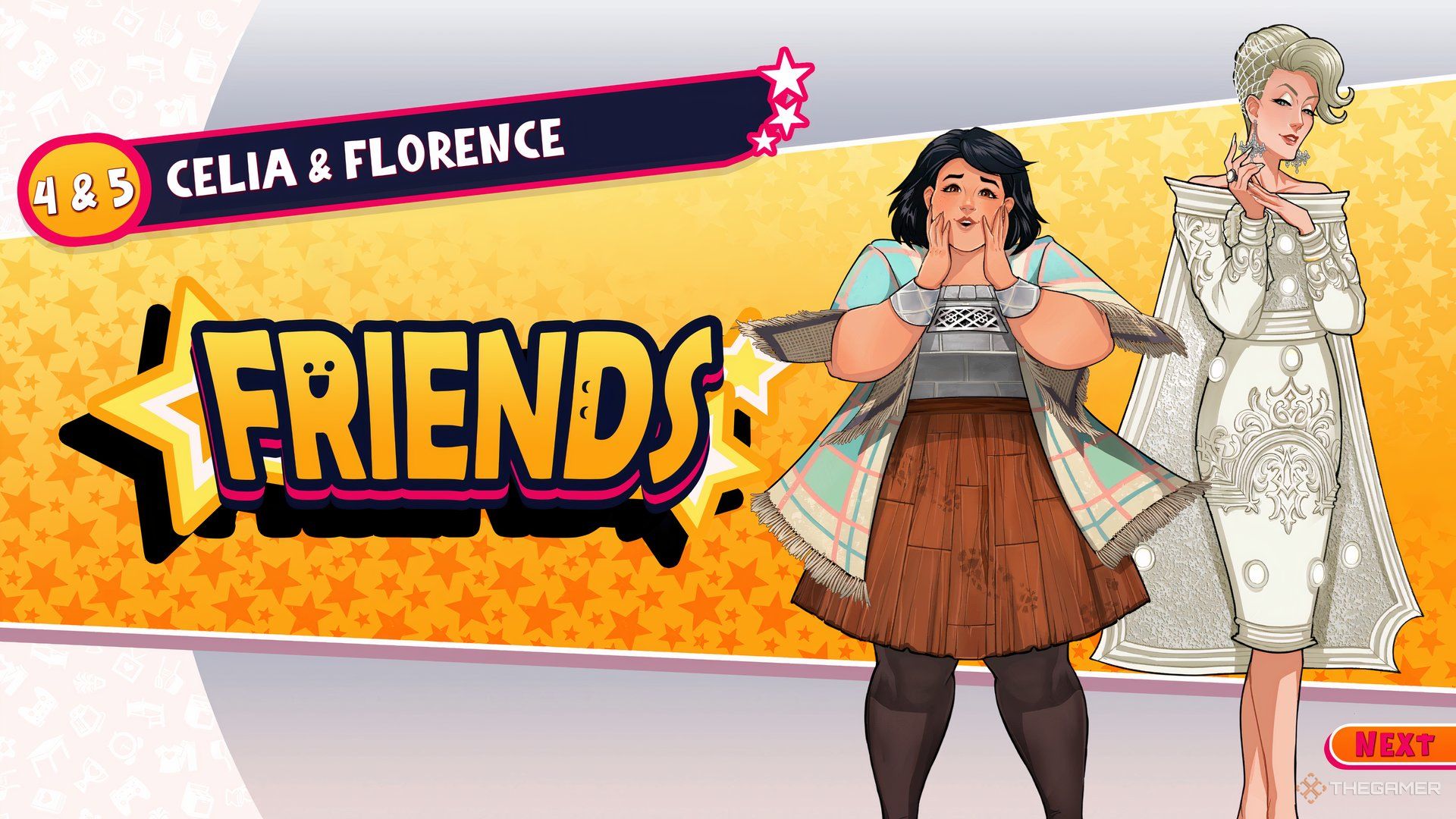 Date Everything Florence and Celia's friend ending title card.