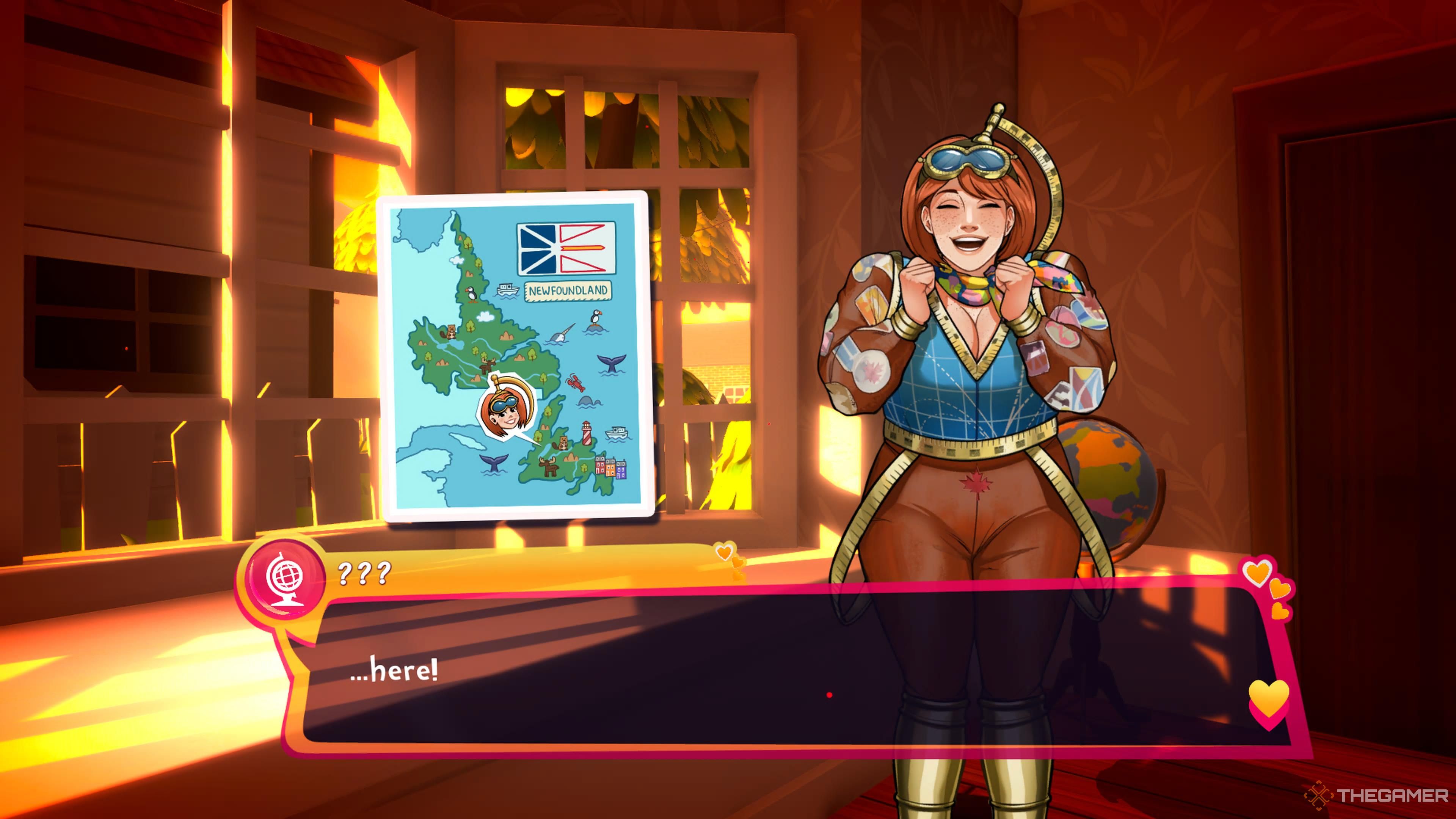 Gaia showing you a map in Date Everything.