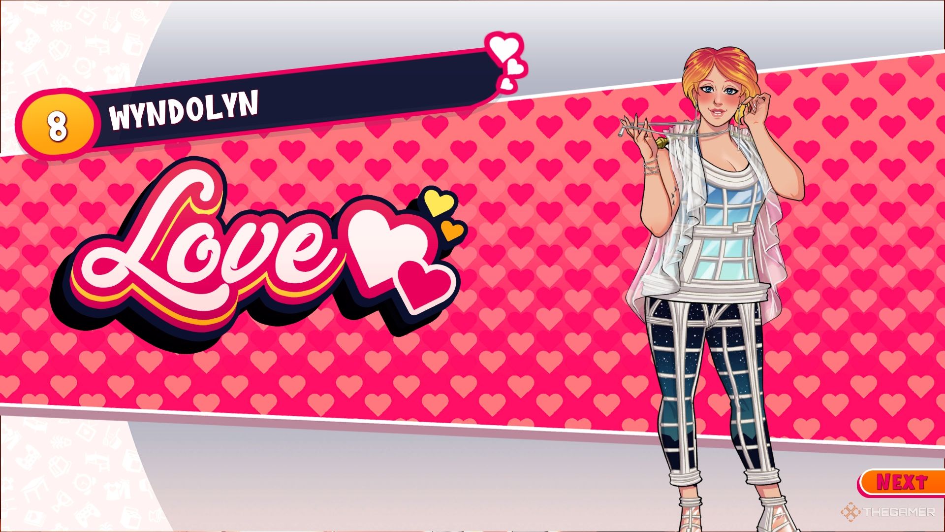 Wyndolyn Love ending title screen.