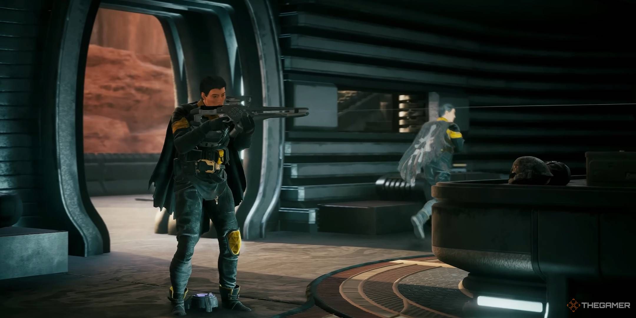 Dune_ Awakening Mentat firing a dart rifle