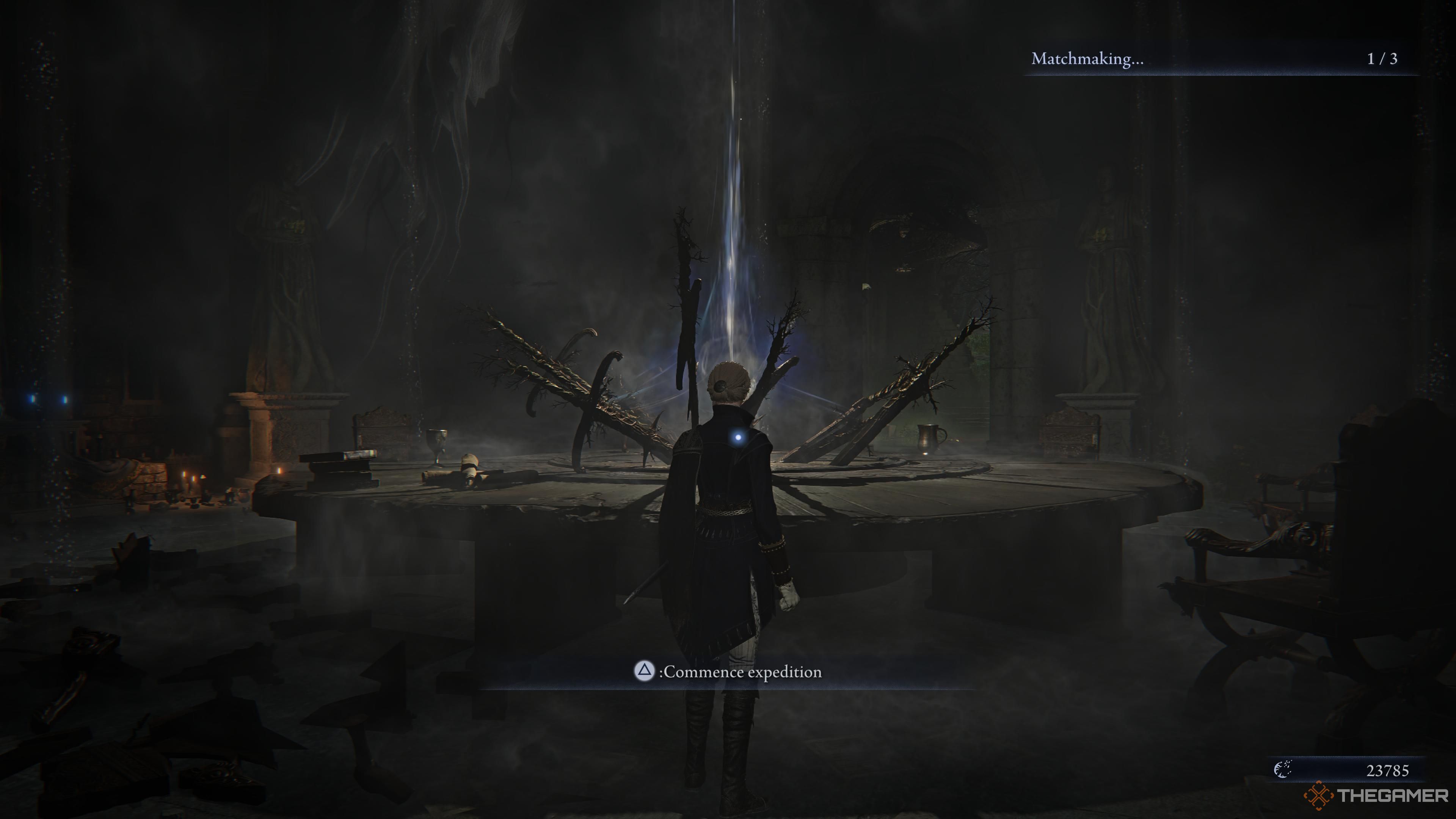 Waiting to find a match in elden ring nightreign.
