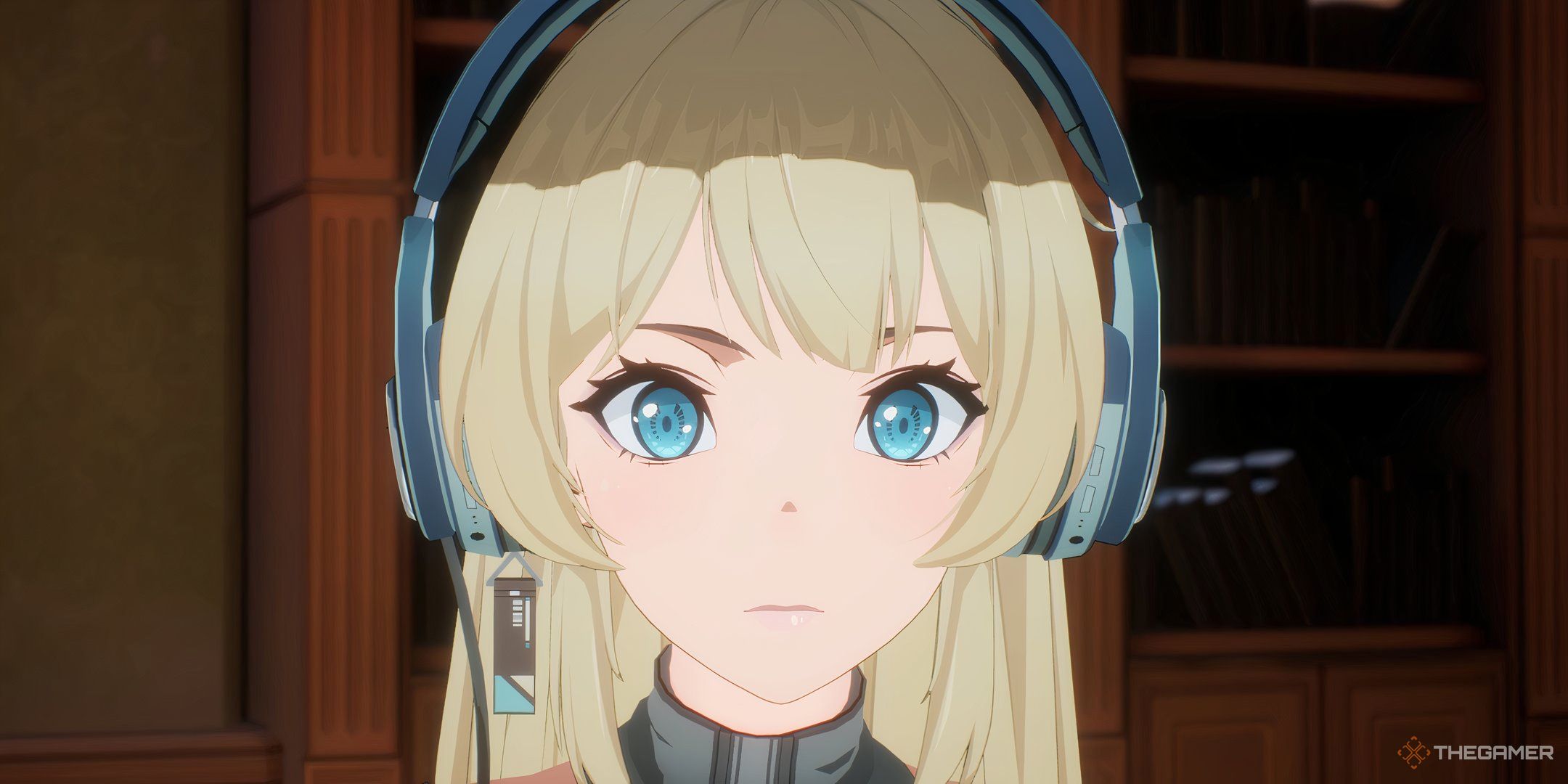 Etheria Restart character looking at the screen.