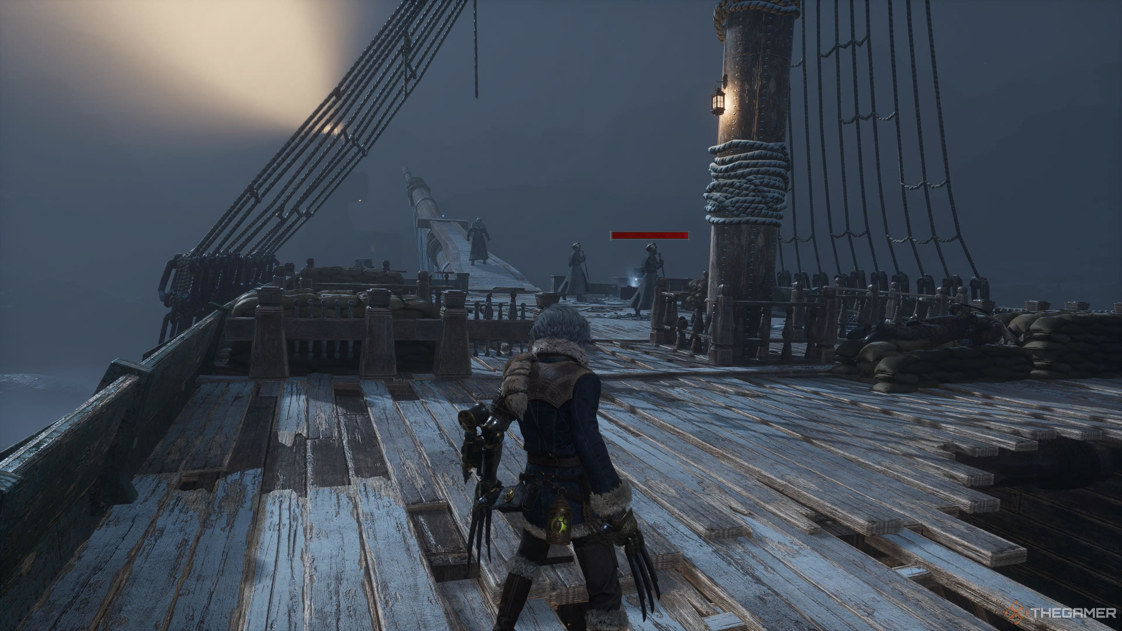 Facing the three alchemists in Lies Of P Overture.
