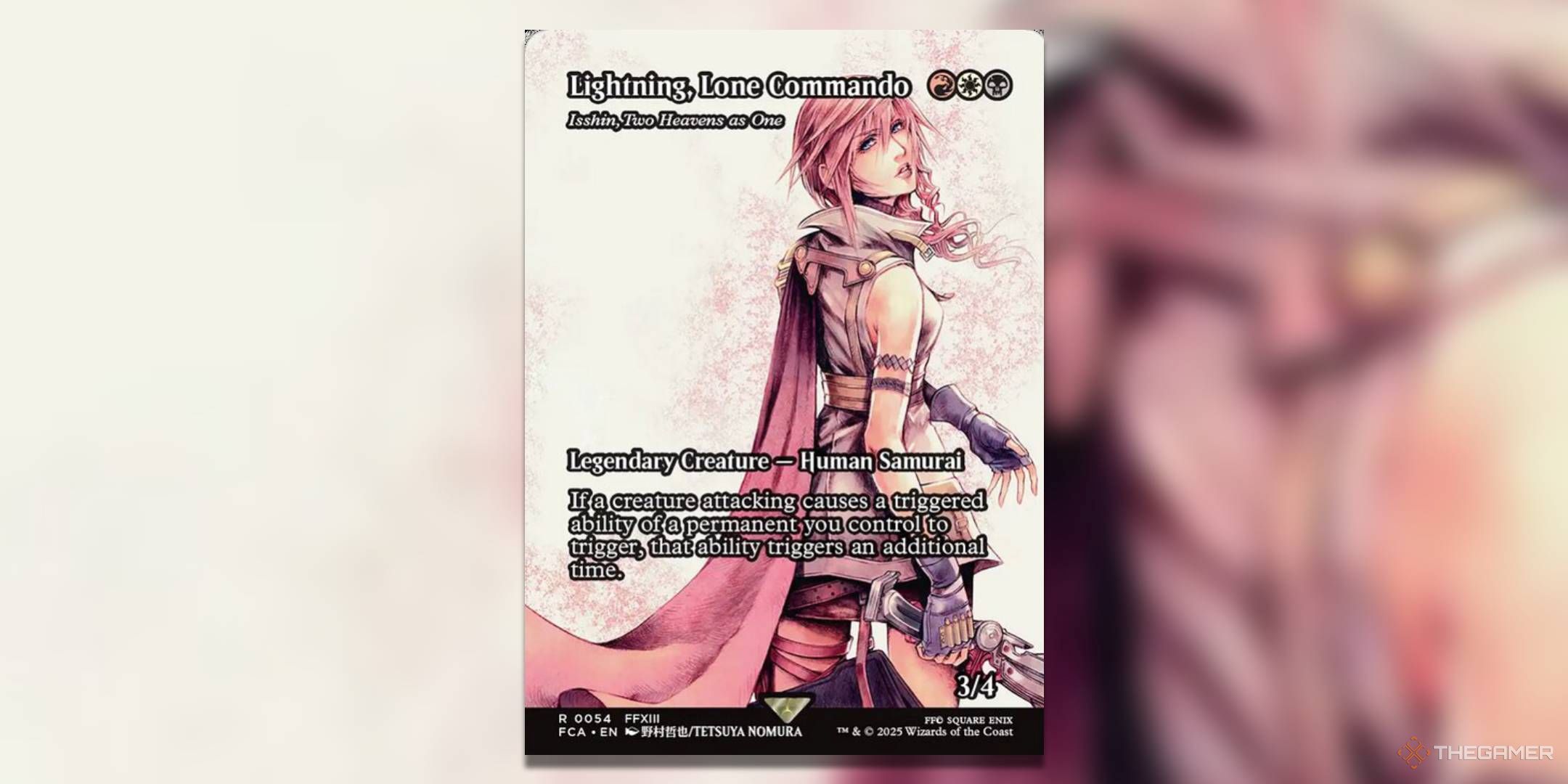 Final Fantasy MTG Cards FF13 Lightning