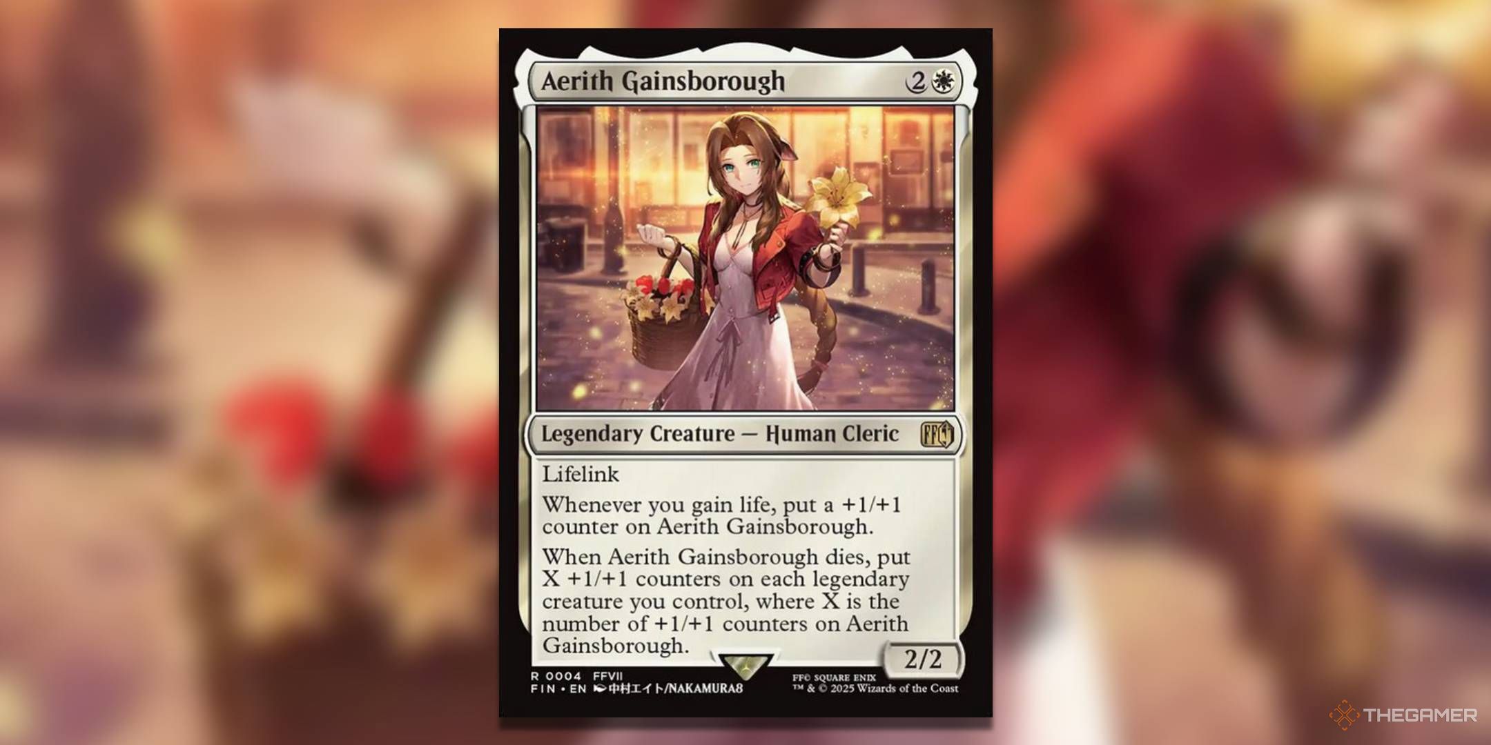 Final Fantasy MTG Cards FF7 Aerith