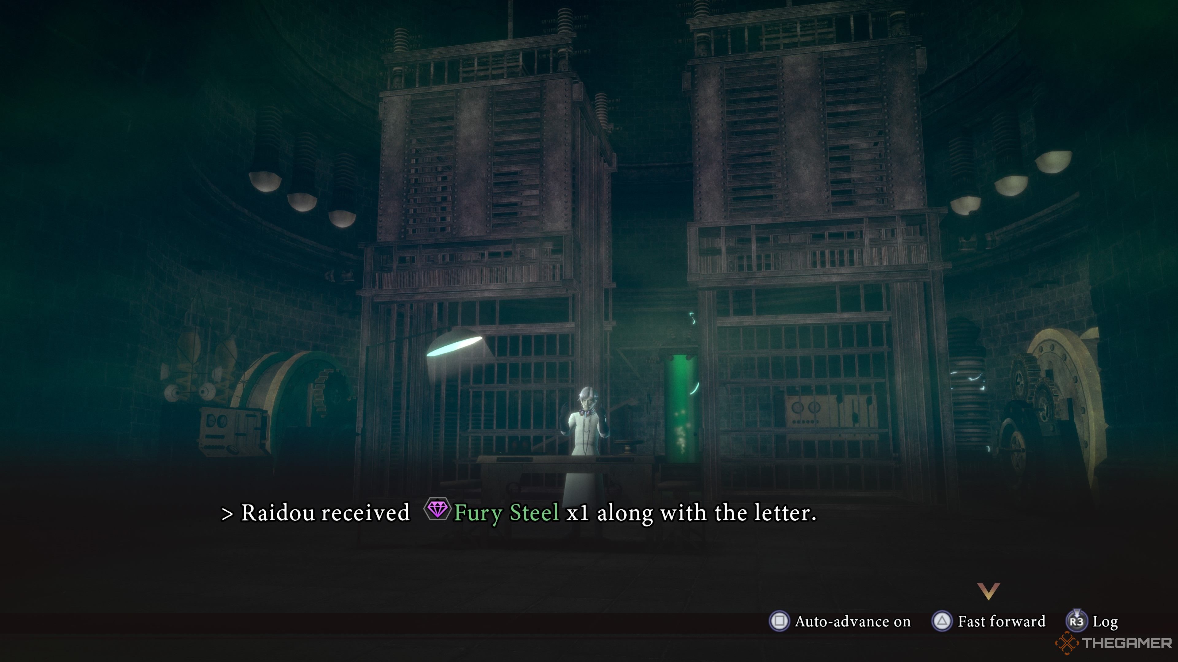 Getting a Fury Steel on fusing a loyal demon in Raidou Remastered The Mystery of the Soulless Army..
